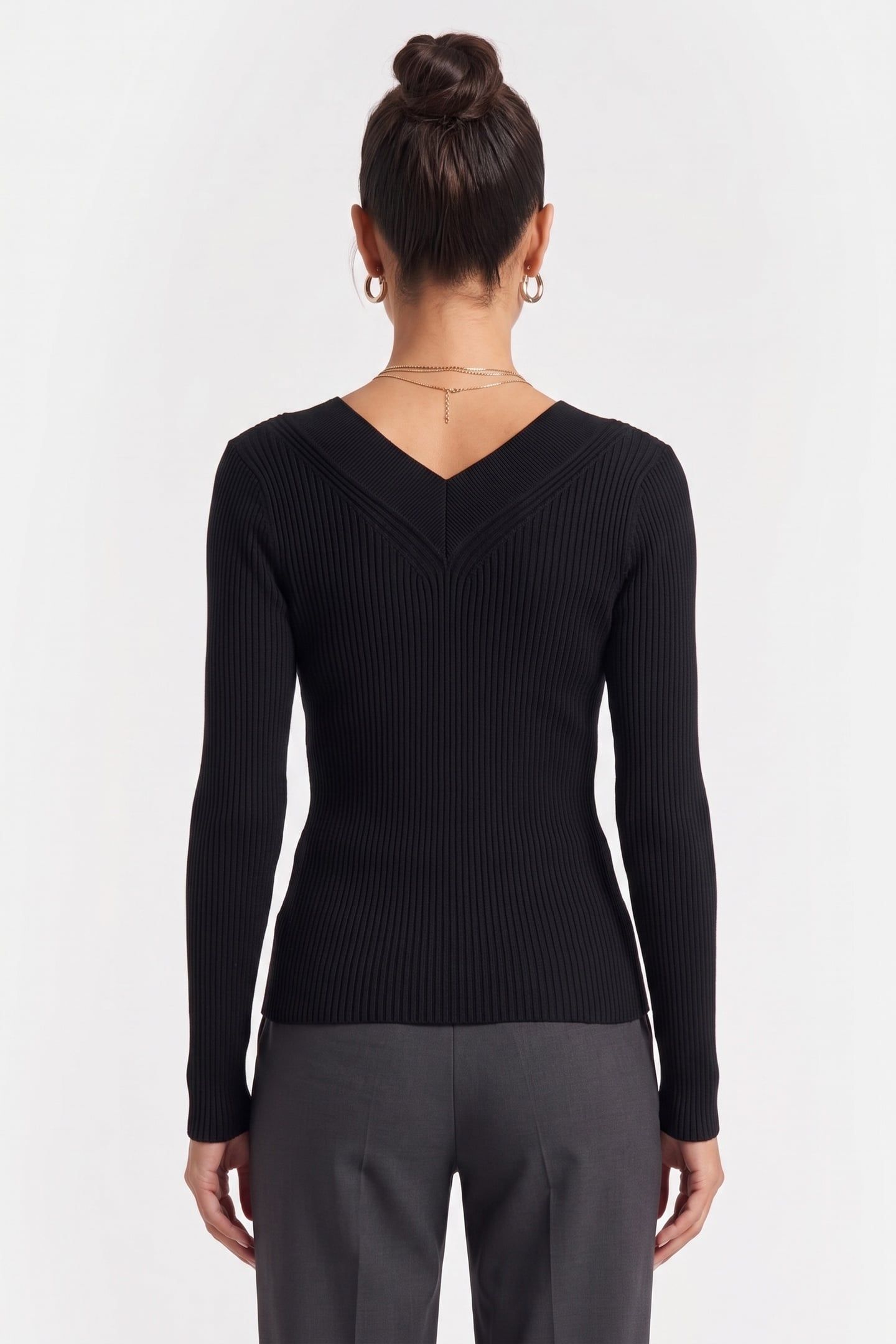 GUESS ECO KATELYN VN LS SWTR JET BLACK A996 2