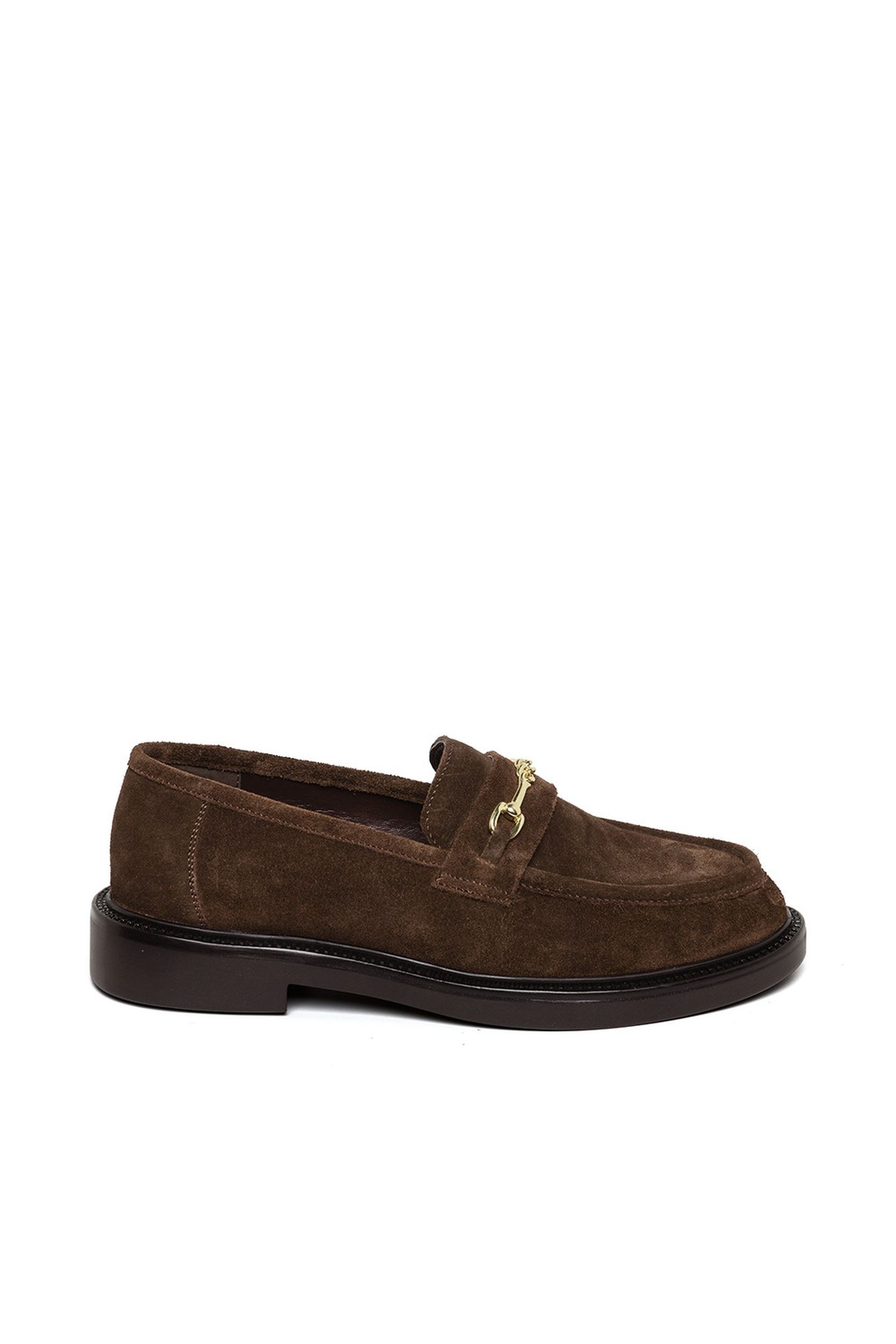 HUDDLES FLAT SHOES BROWN SUEDE 1