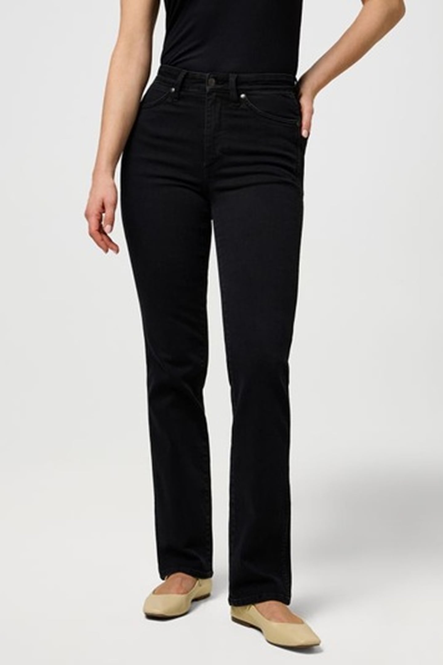 STRAIGHT NEBULA BLACK JEANS 1
