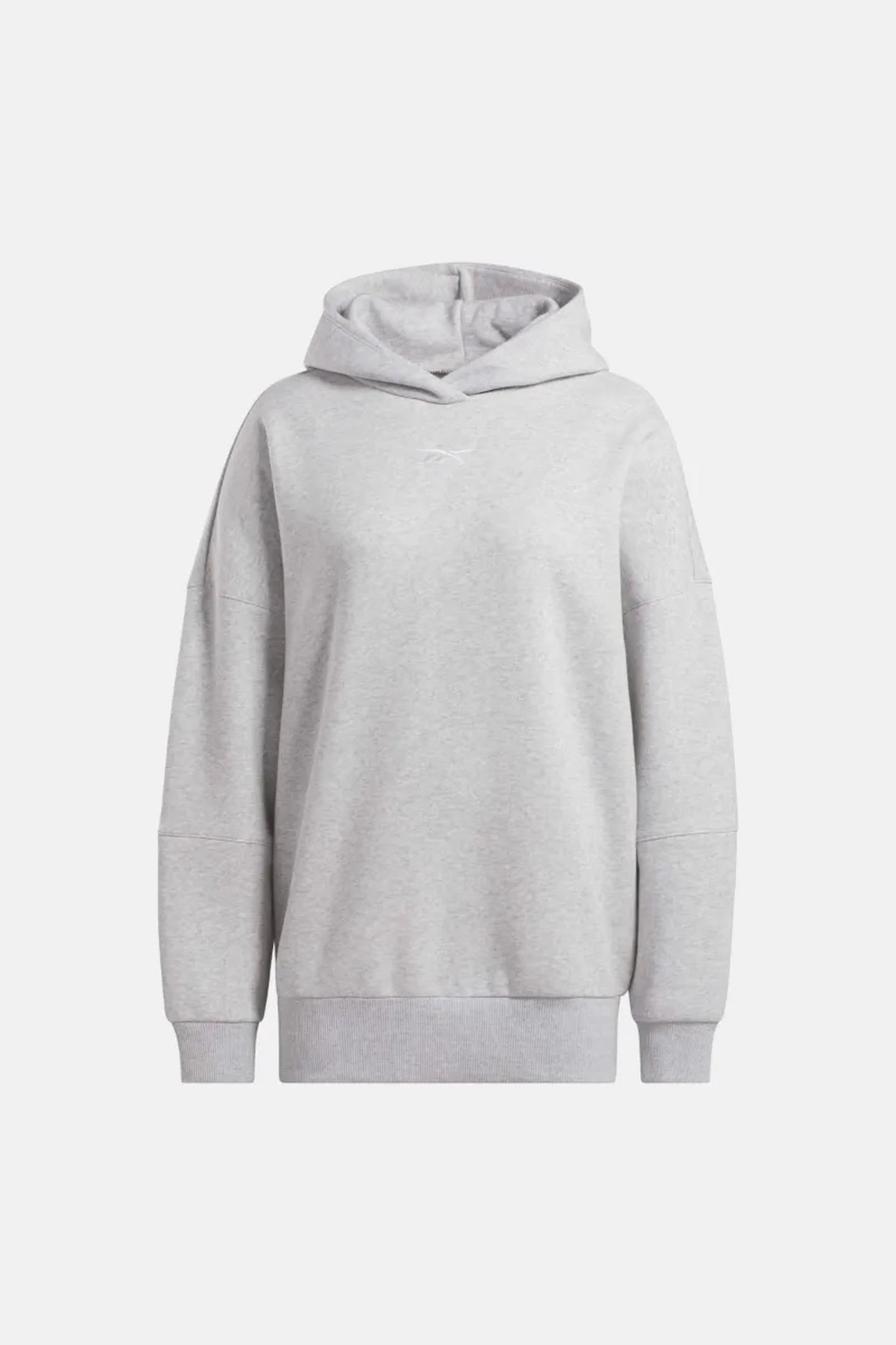LUX OVERSIZED HOODIE LIGHT GREY HEATHER 4
