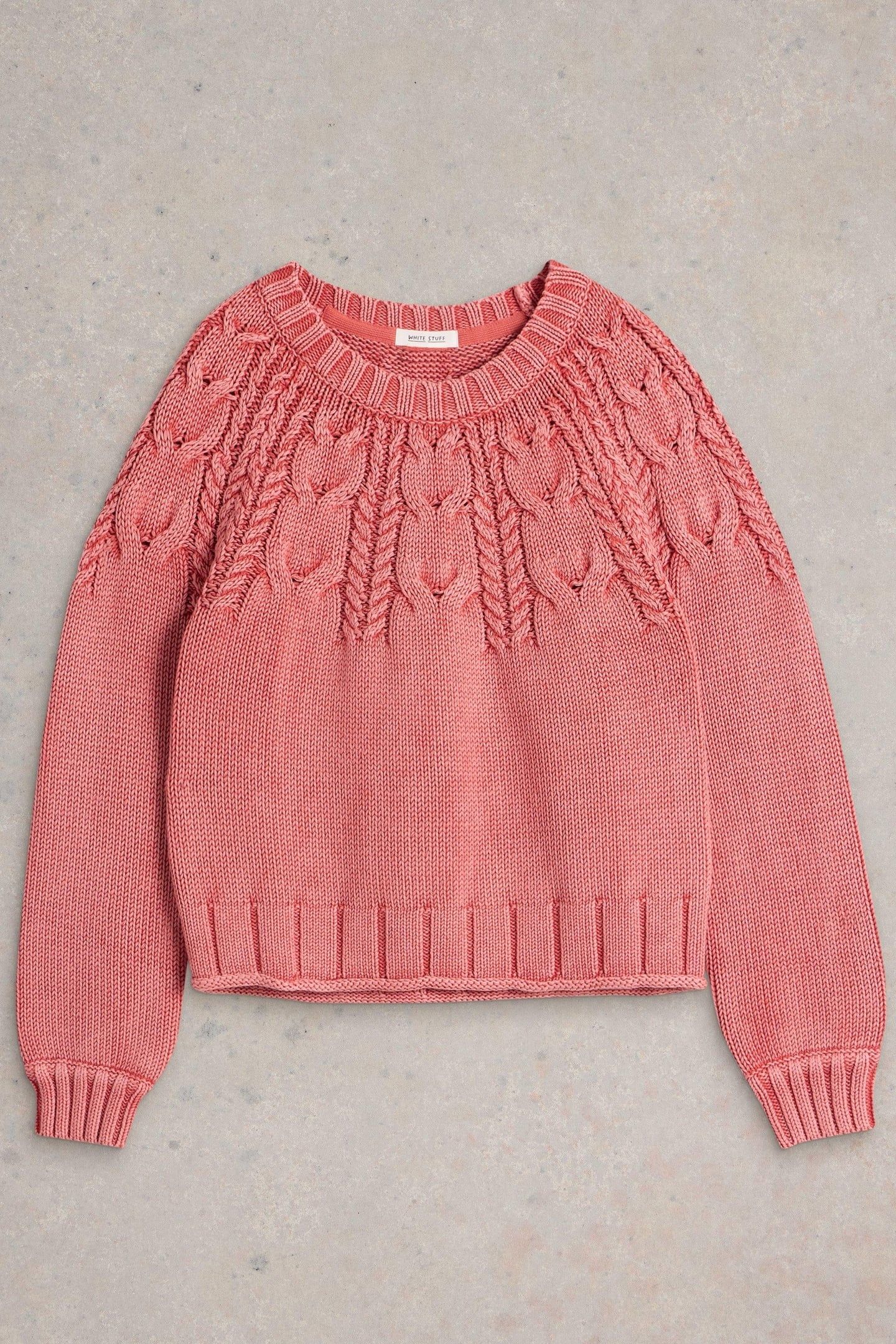 MIA CABLE JUMPER PINK MULTI 4