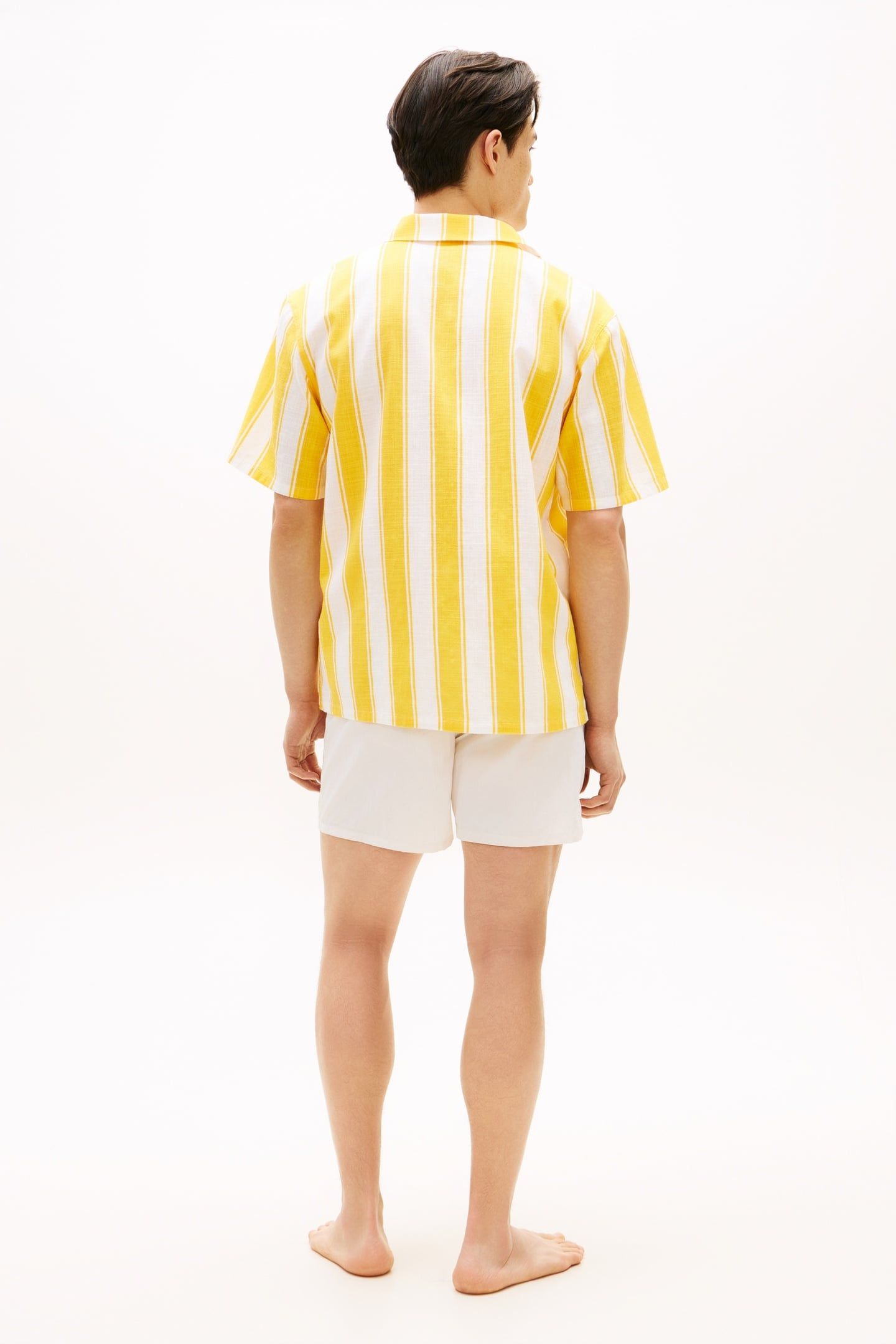 WOVEN BOWLING SHIRT SUMMER STRIPE SUNSHOWER 3