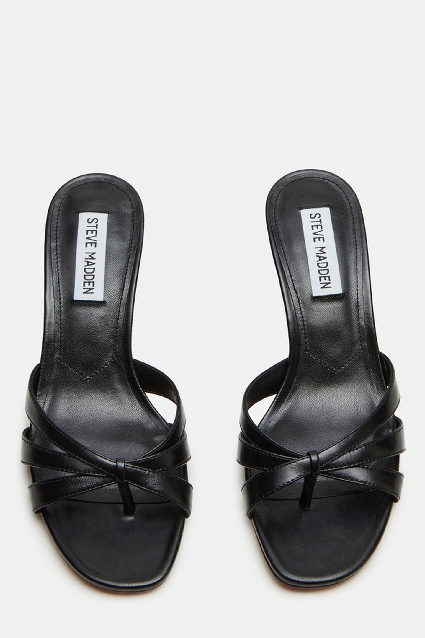 CARY SANDALS BLACK LEATHER 5