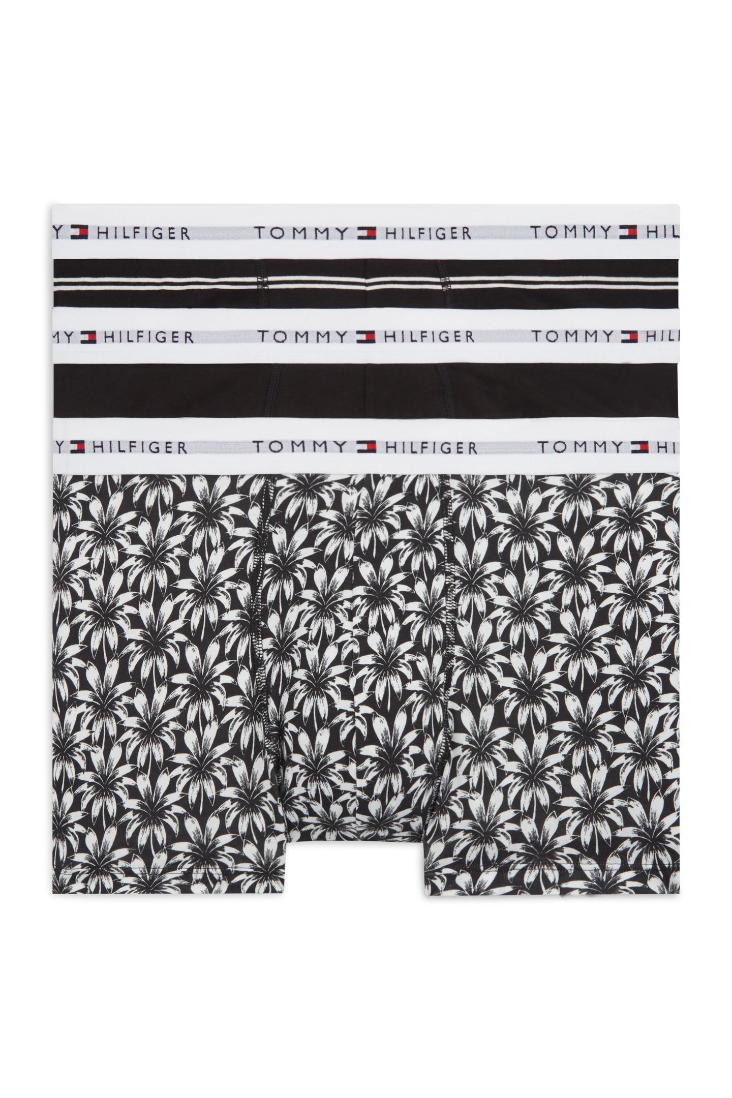 3-PACK TRUNK PRINT+ TRM STPE/BLK/PALM FLRL 1