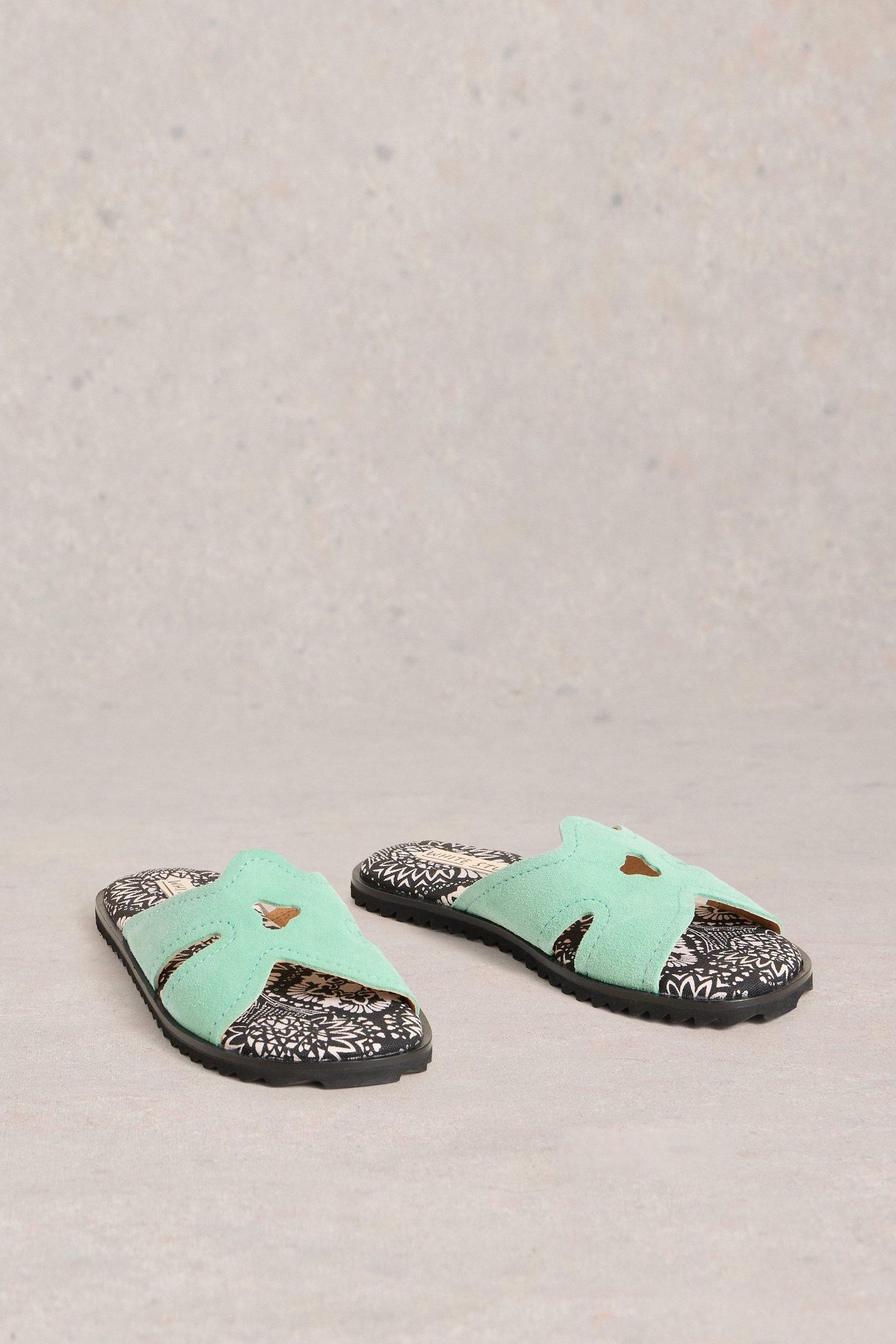 FLORAL FLIP FLOP SANDAL BRIGHT BLUE 3