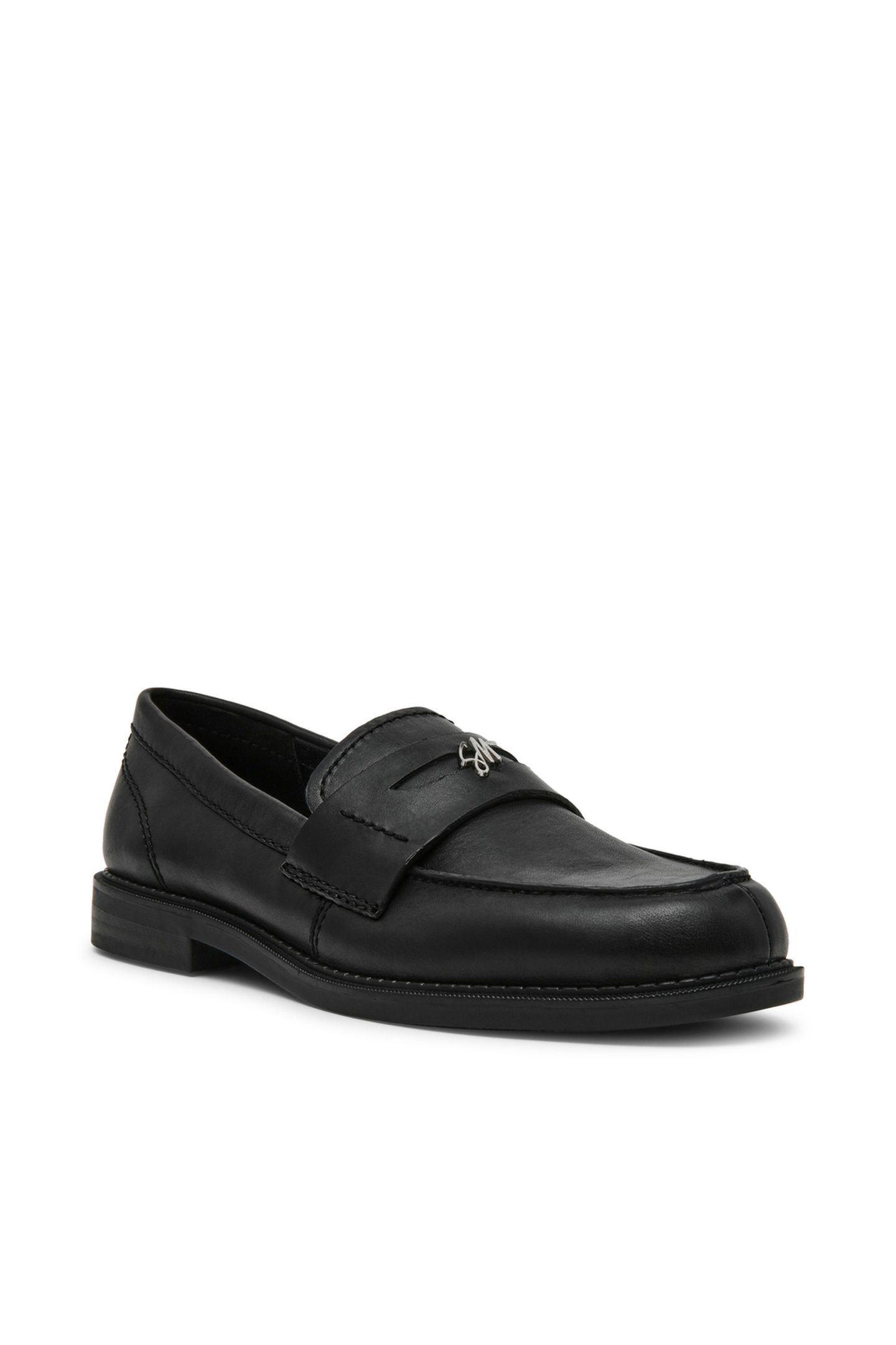 MOTOR FLAT SHOES BLACK LEATHER 2