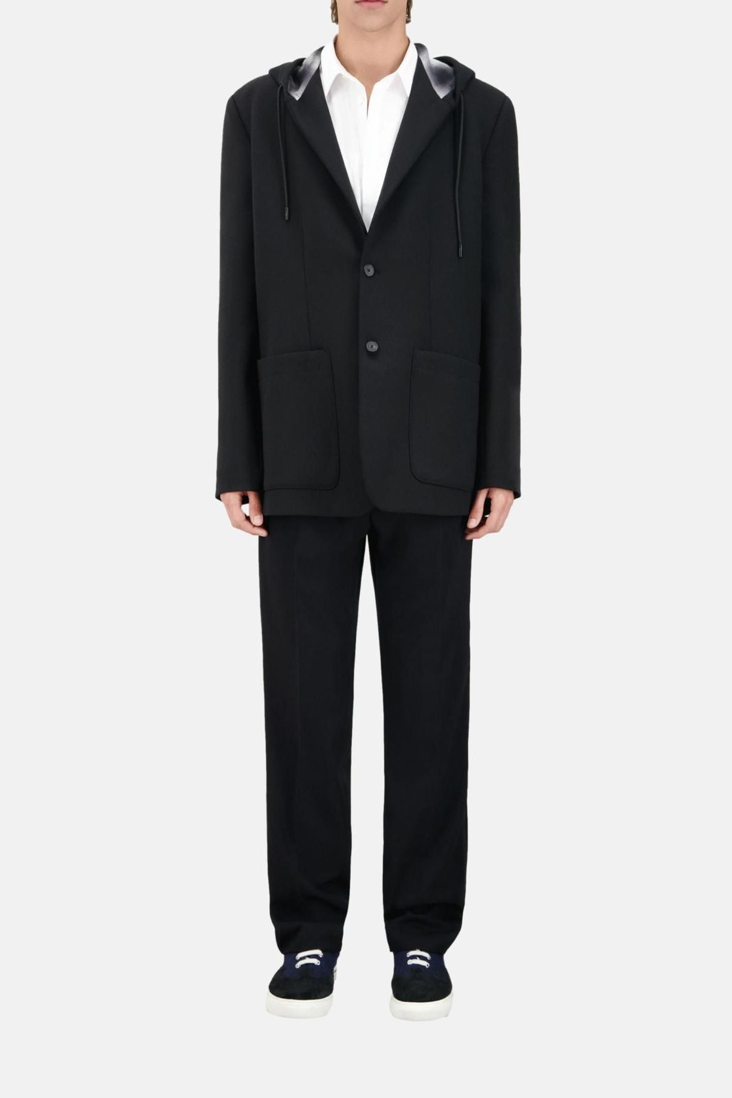 SUIT JACKET WITH HOOD BLACK 3