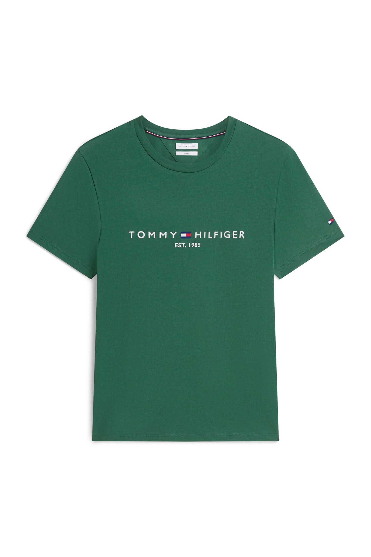 TOMMY LOGO TEE STREET GREEN 4