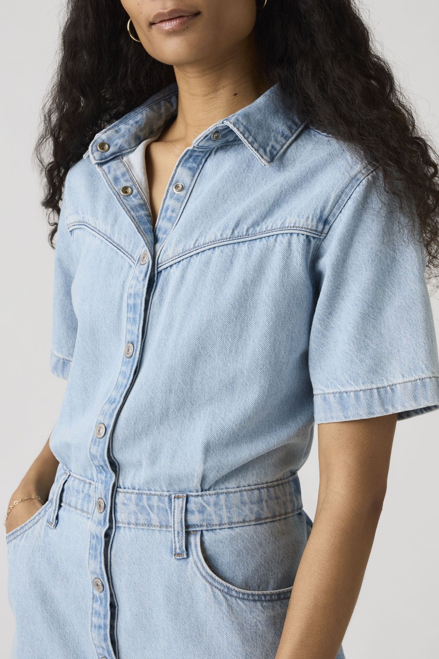 SHORT SLEEVE LOGAN WESTERN DRESS 5