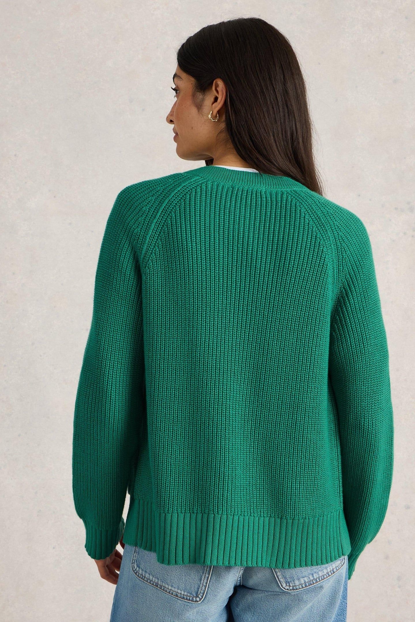 BAILEY COTTON CARDI BRIGHT GREEN 3