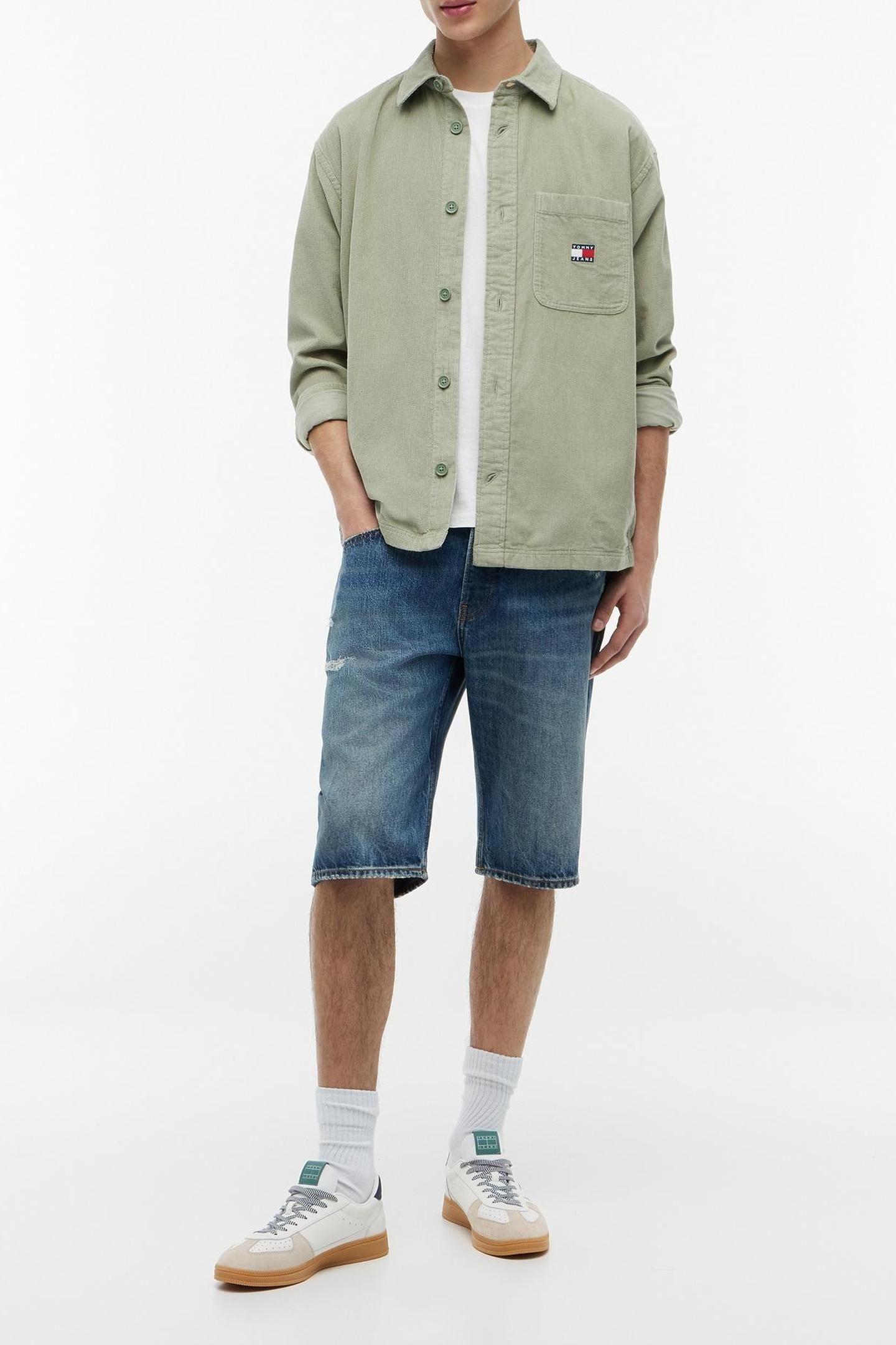 BRICK CORD OVERSHIRT SPRING OLIVE 3