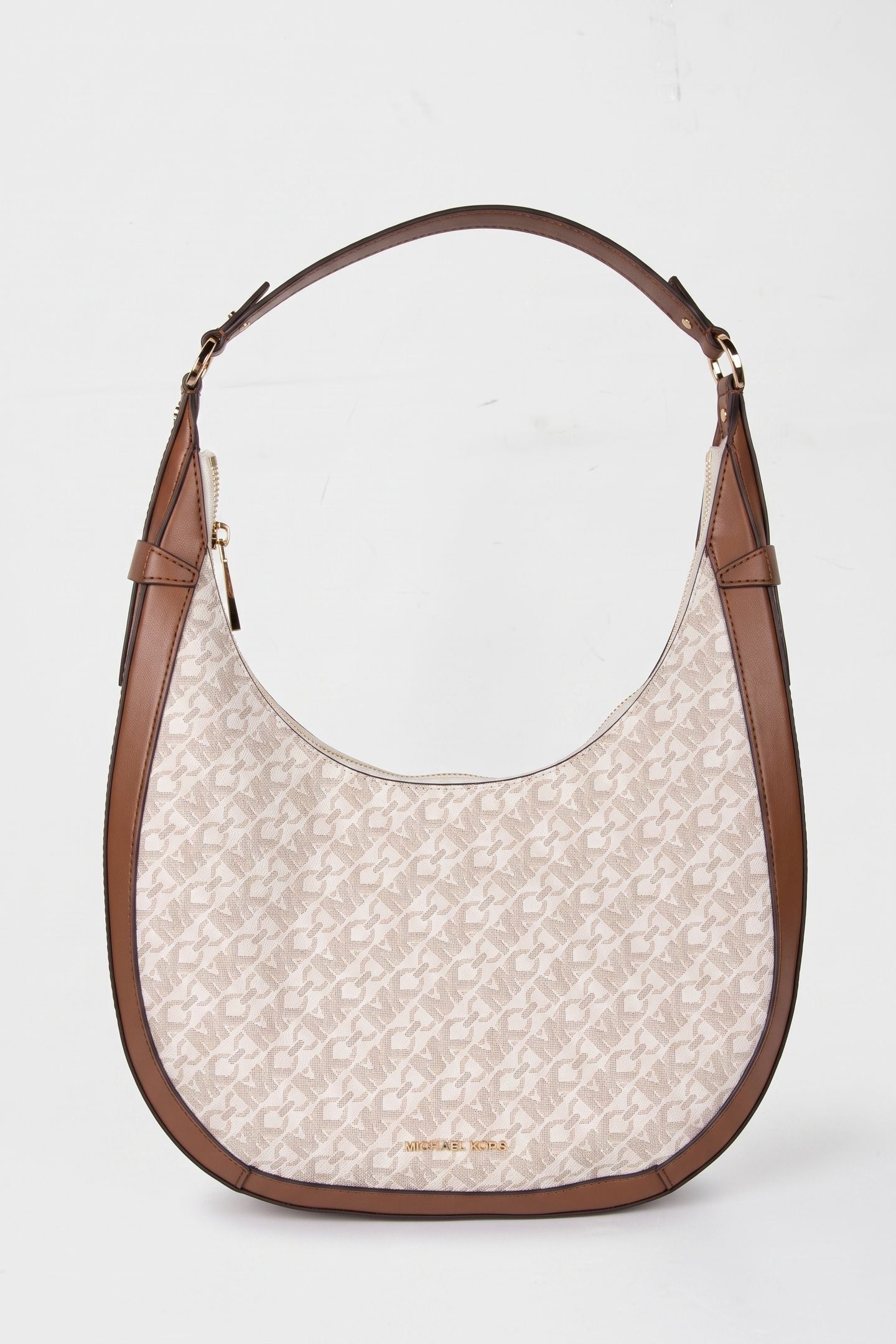 CRESCENT TOP ZIP HOBO SHOULDER VANILLA/LUGG 2