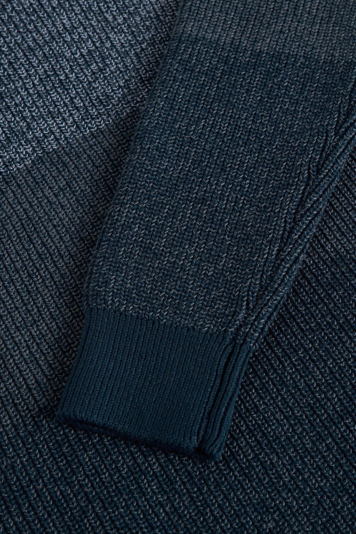 TWISTED COLOURBLOCK CREW DARK NAVY 3