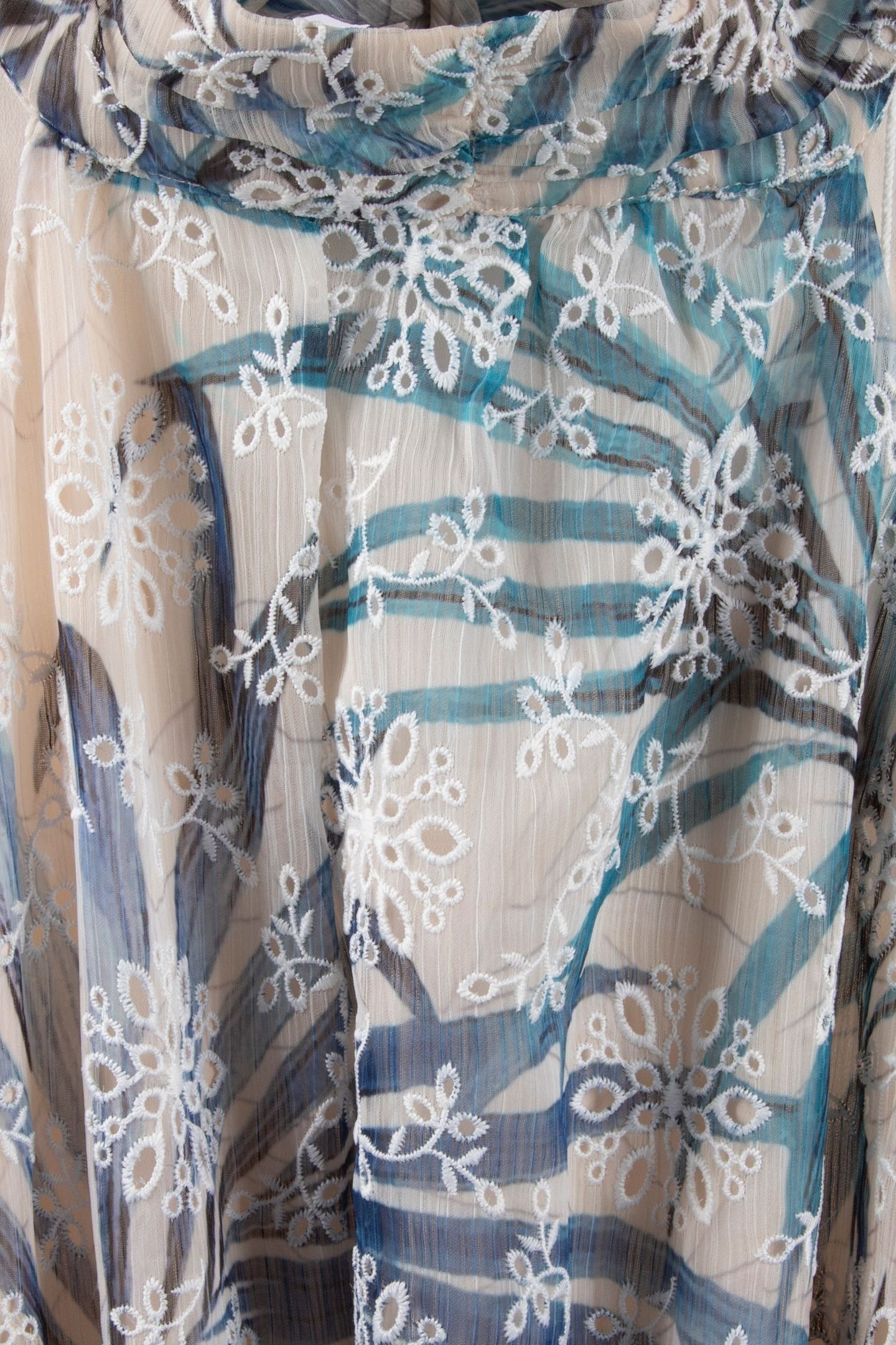 GUESS ECO DANIÈLE FLARE DRESSE FIJI PALM PRINT 5