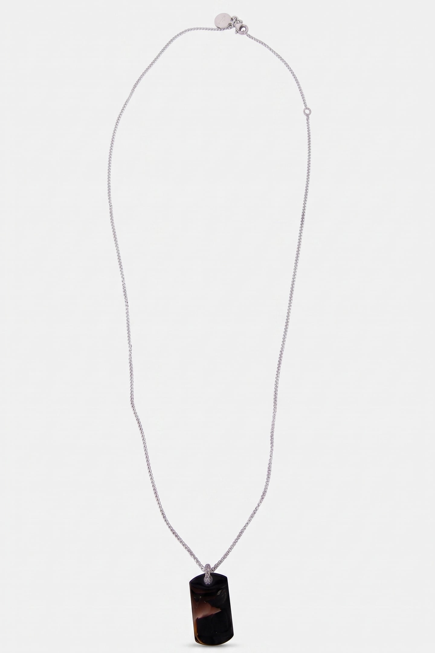 PLATE CHARM KETTE SILVER 2