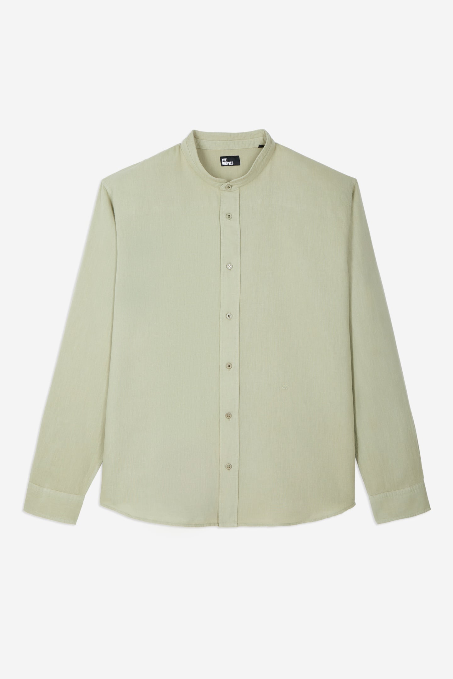 LONG-SLEEVED SHIRT WITH OFFICE COLLAR KAKI GREY 5