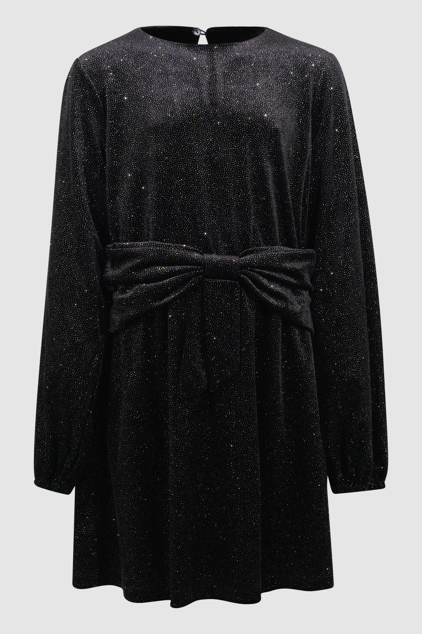 GAM-SBVELVET BOW DRESS BLACK 4