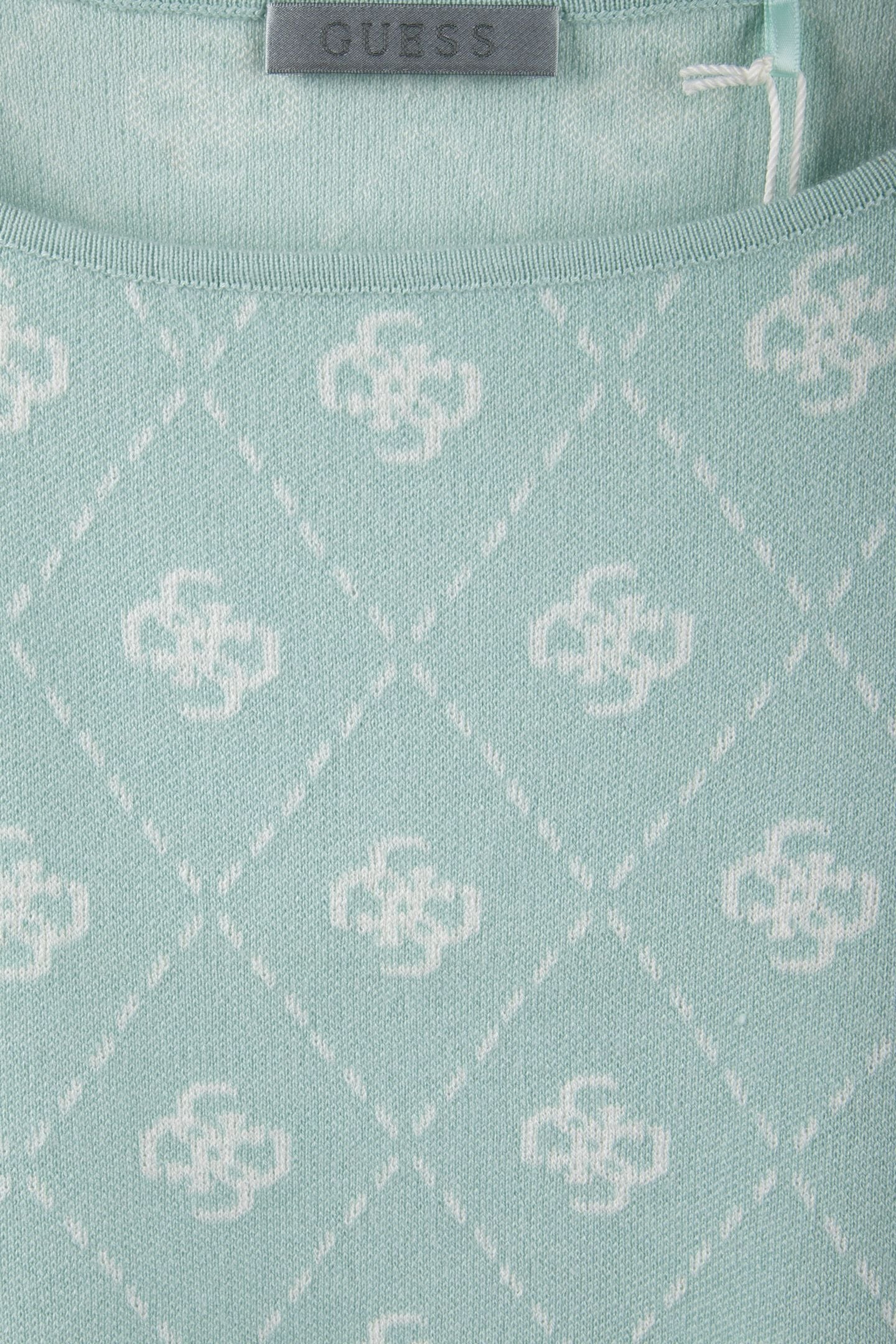 GUESS ECO SARAH 4G BRALETTE SW SOFT MINT AND CREAM 4