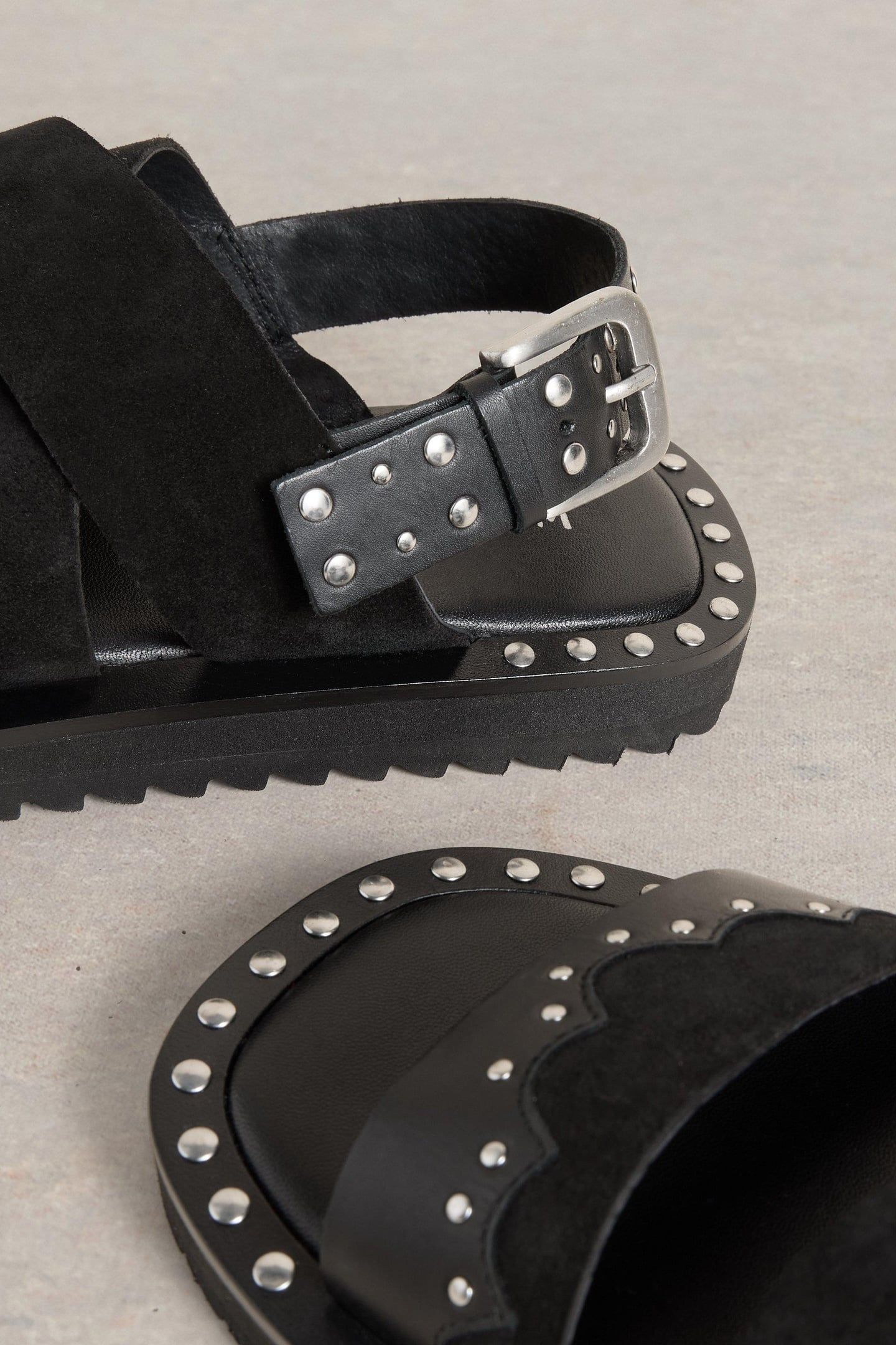DOLLY WESTERN SANDAL PURE BLACK 4