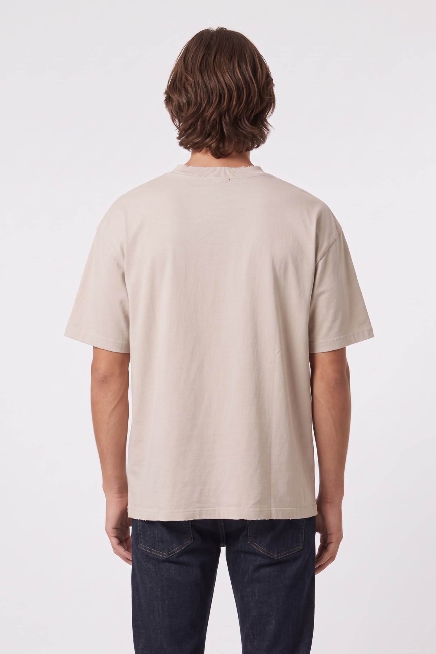 SHORT-SLEEVED T-SHIRT WITH PRINT STONE GREY 2