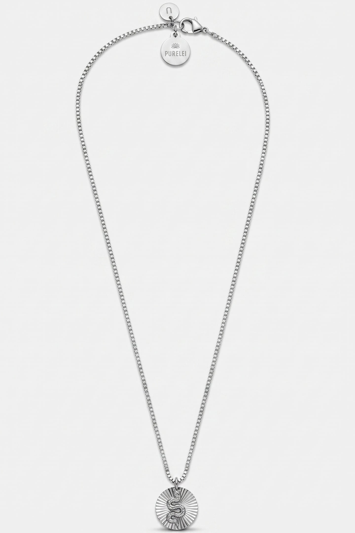 SNAKE COIN KETTE SILVER 2