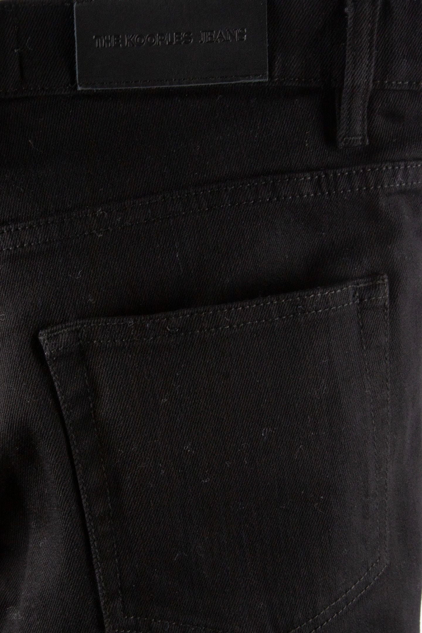 SLIM BLACK DENIM JEANS BLACK BRUT 5