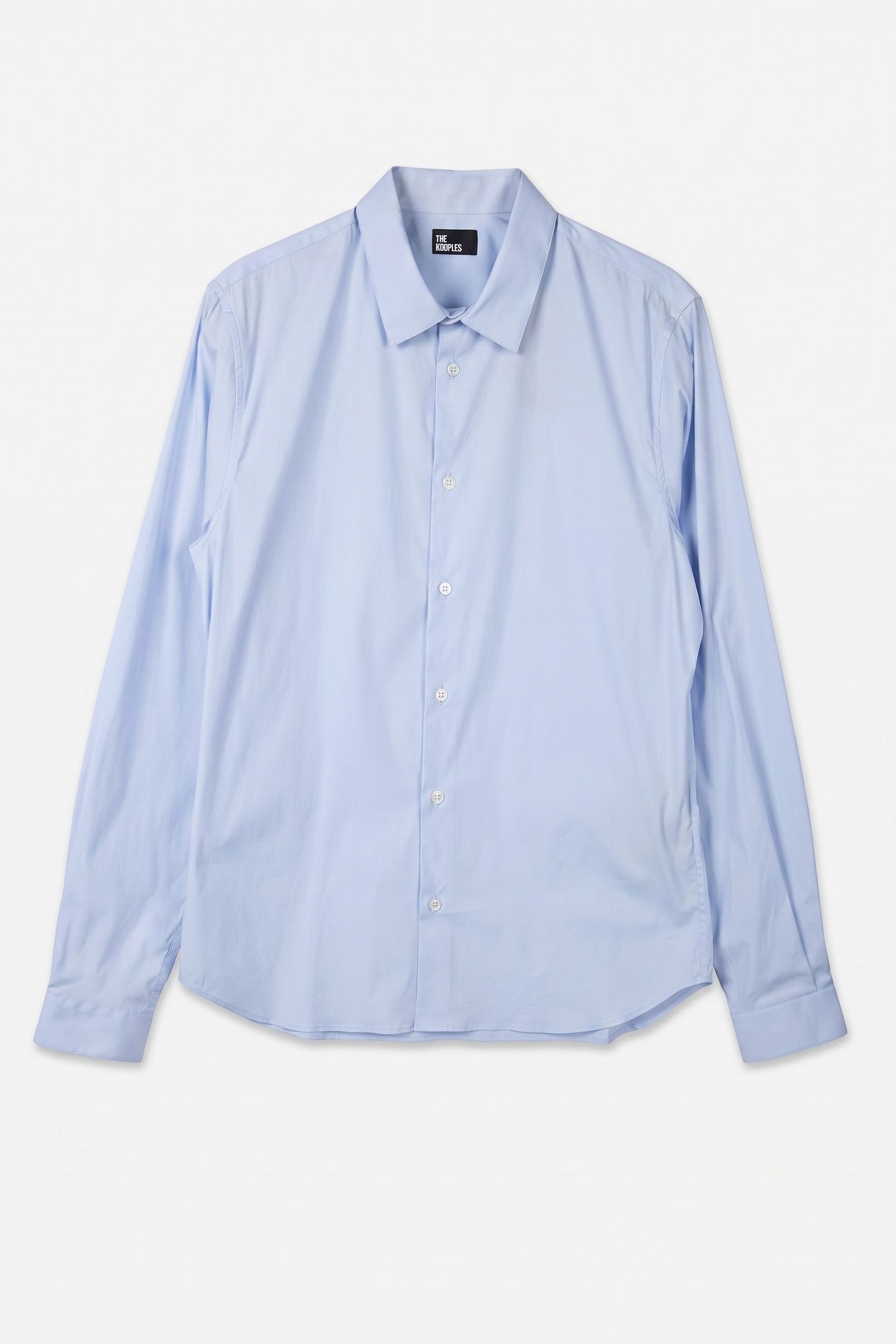 LONG-SLEEVED SHIRT WITH CLASSIC COLLAR BLUE 3