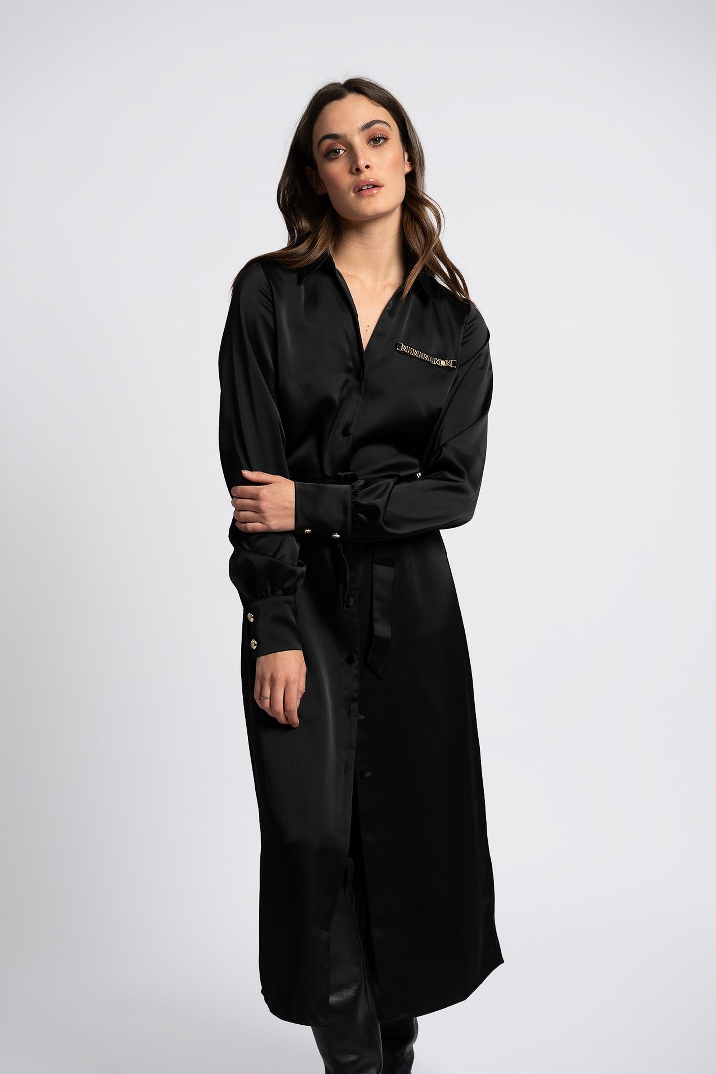 LODI MIDI DRESS BLACK 1