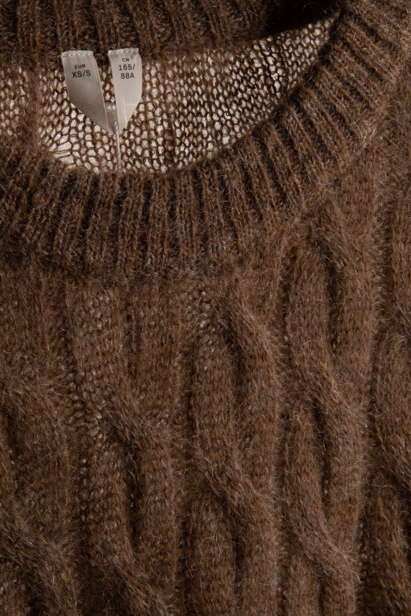 STRAUSS CABLE SWEATER BEIGE 4