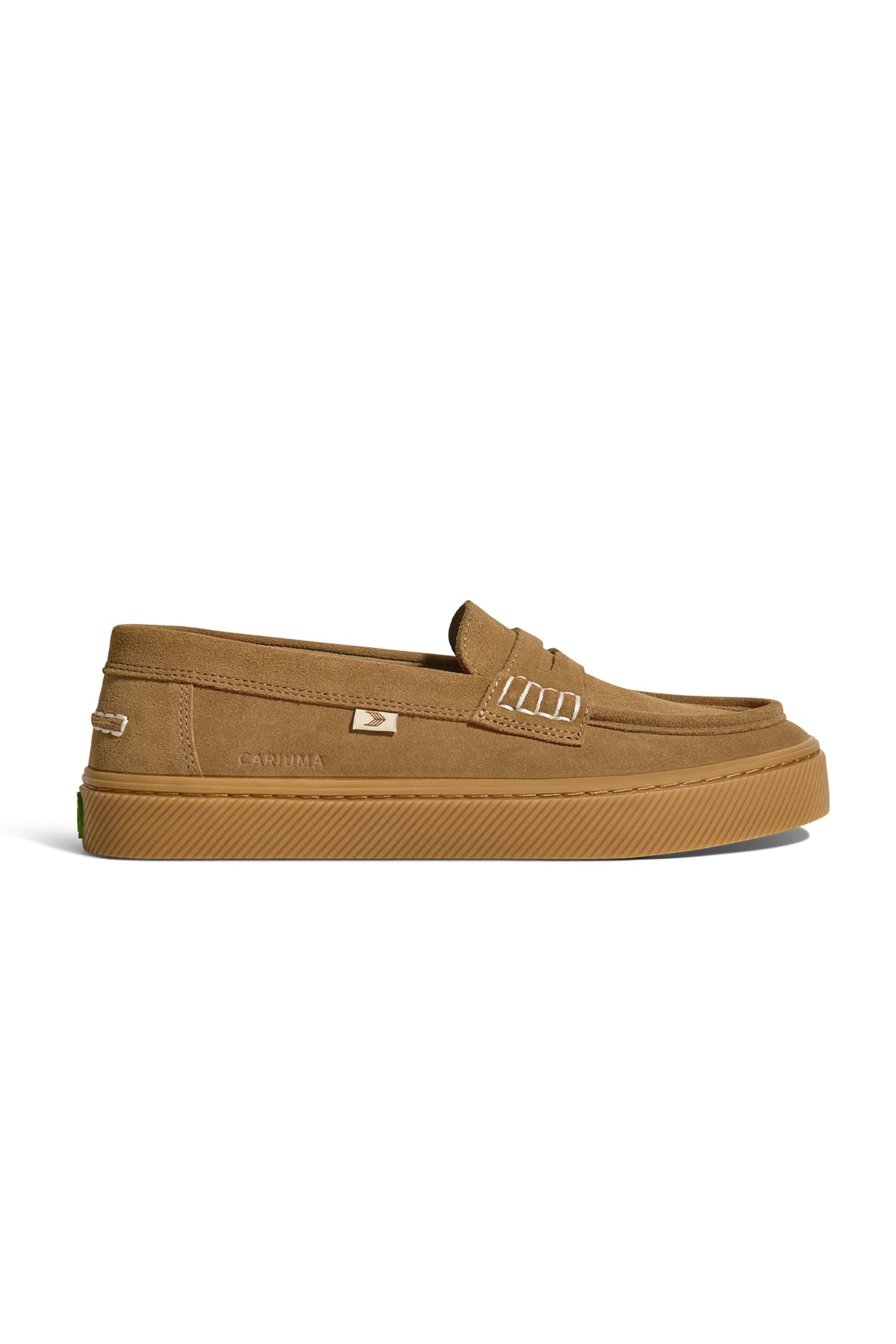 CAJU LOAFER GUM CAMEL SUEDE WOMEN 1