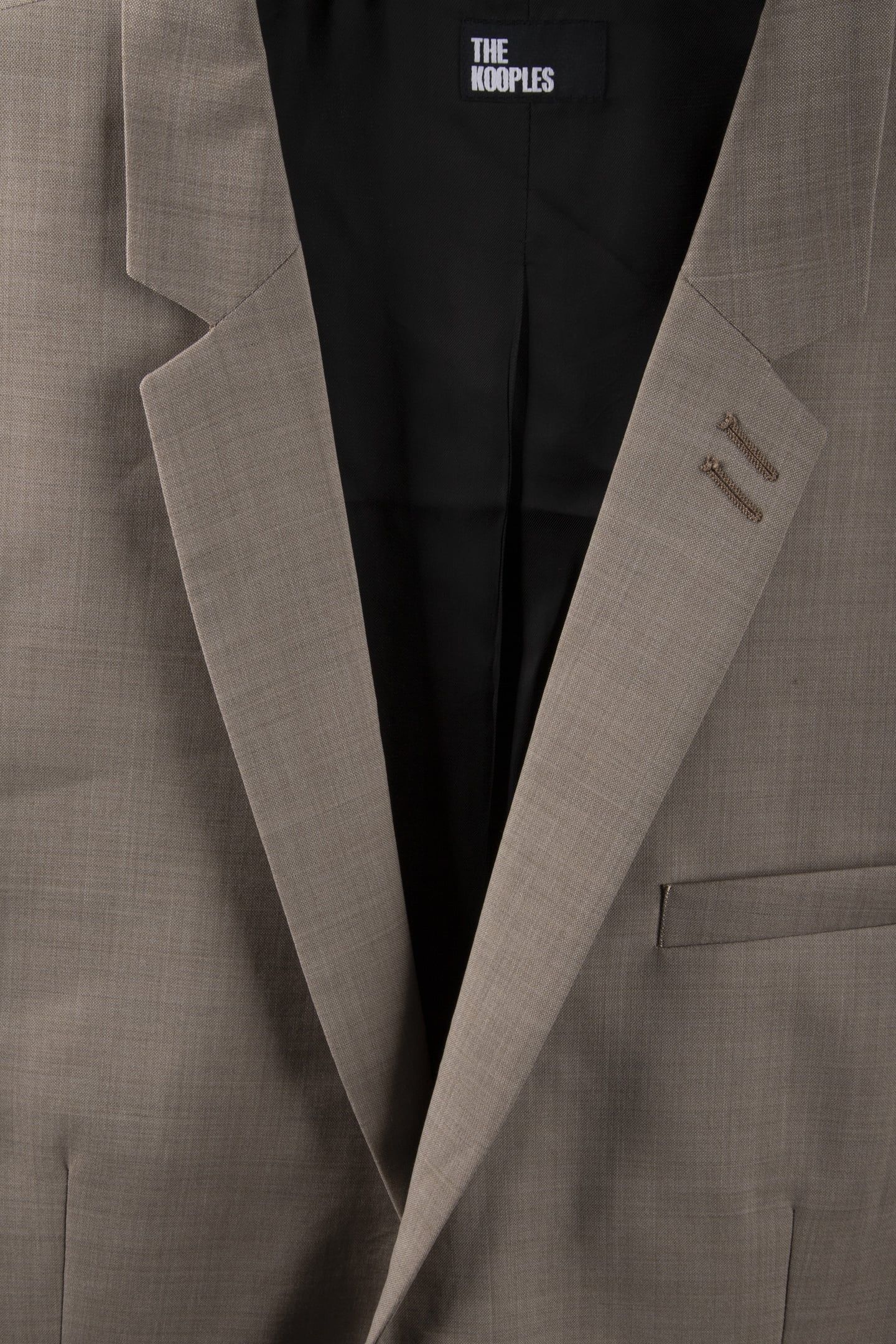 2-BUTTON SUIT JACKET BEIGE MELANGE 4