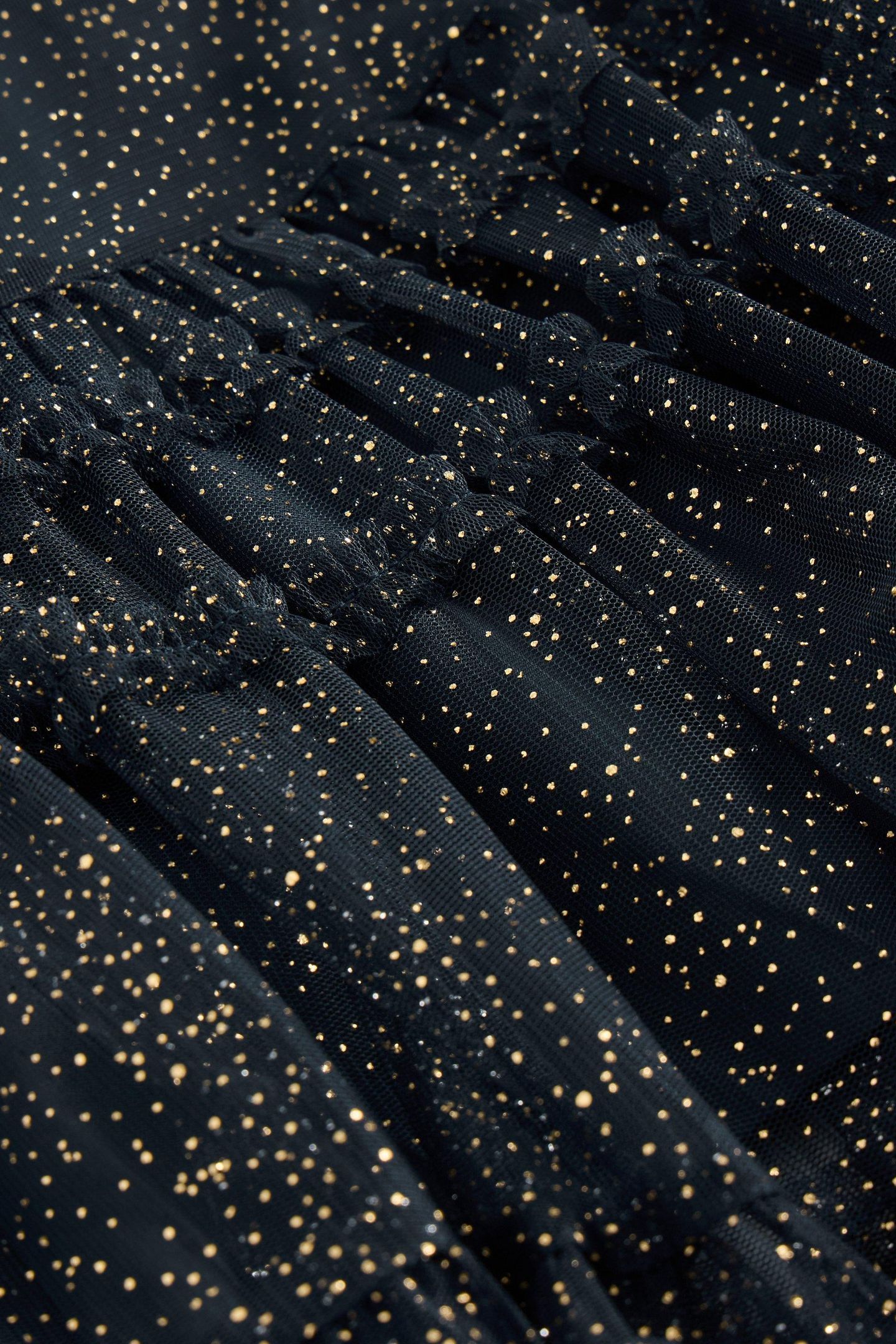 NOVA TULLE SPARKLE SKIRT NAVY MULTI 5