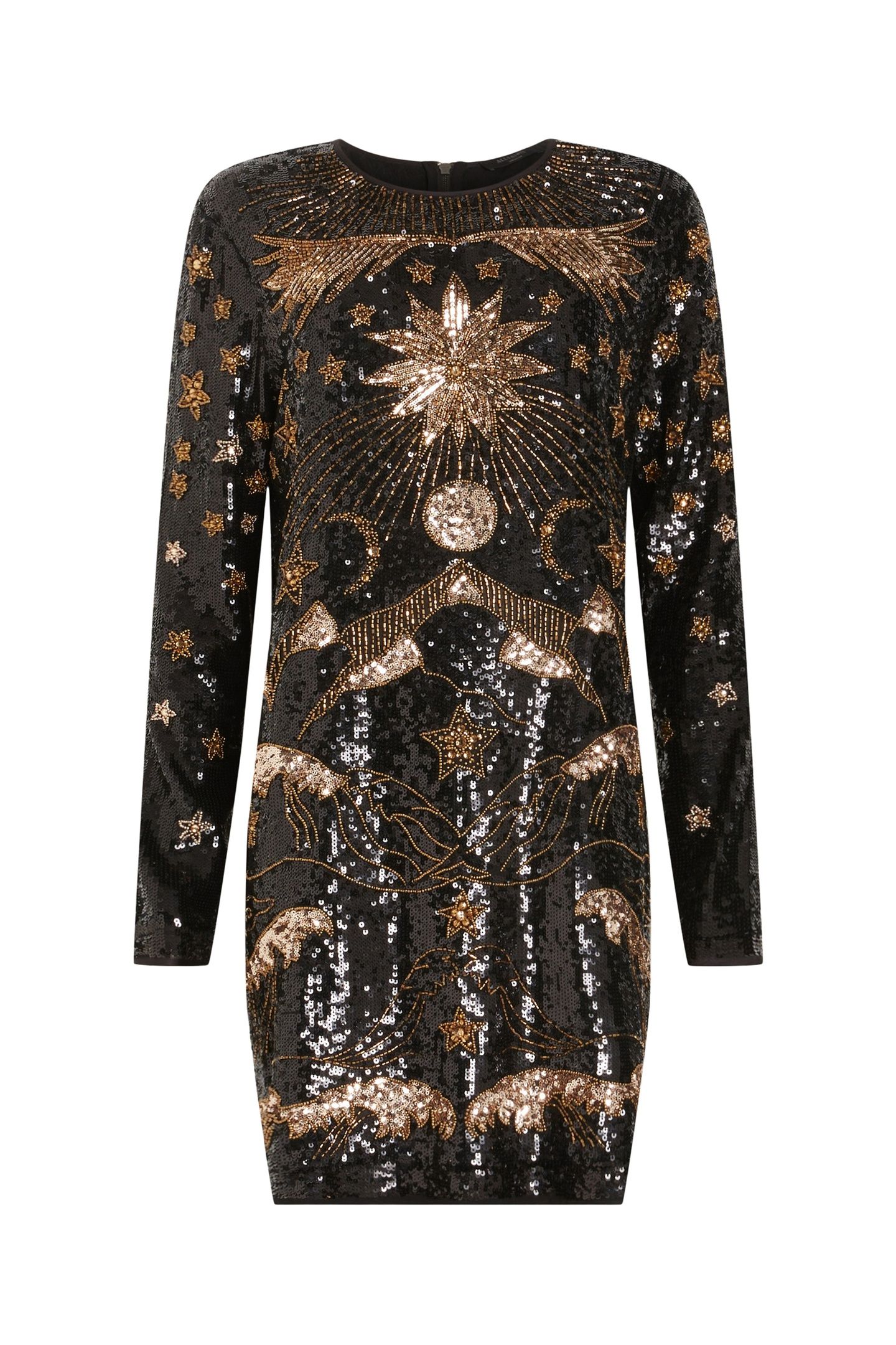 NOUSHKA EMB DRESS BLACK 6