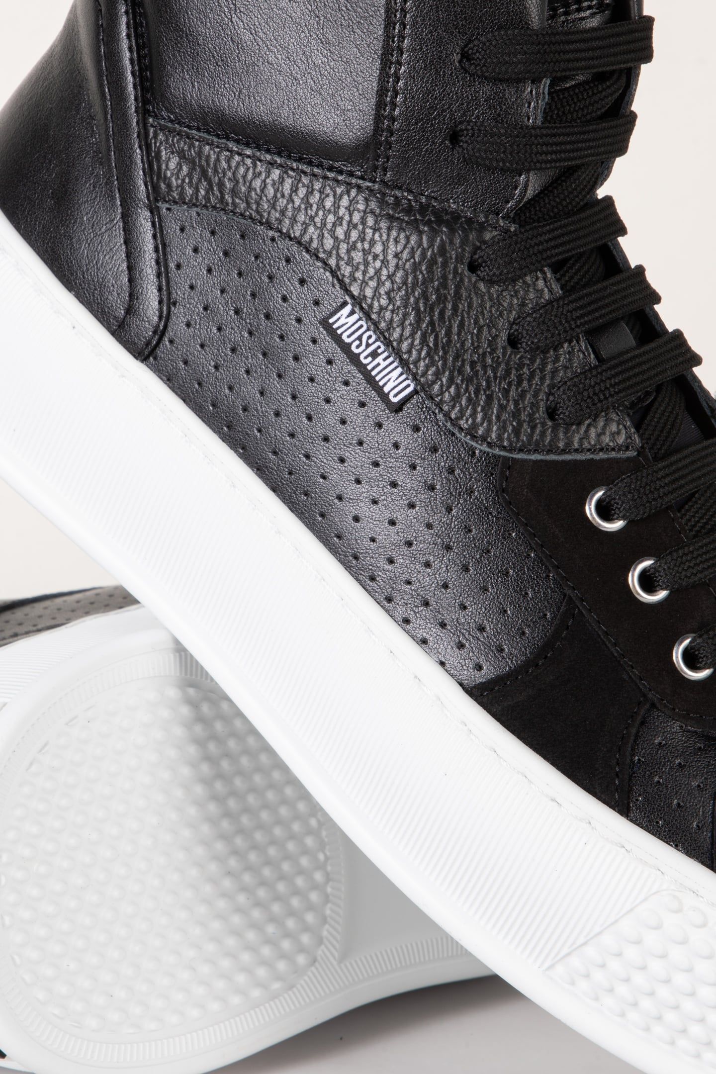 CALFSKIN SNEAKERS BLACK 3