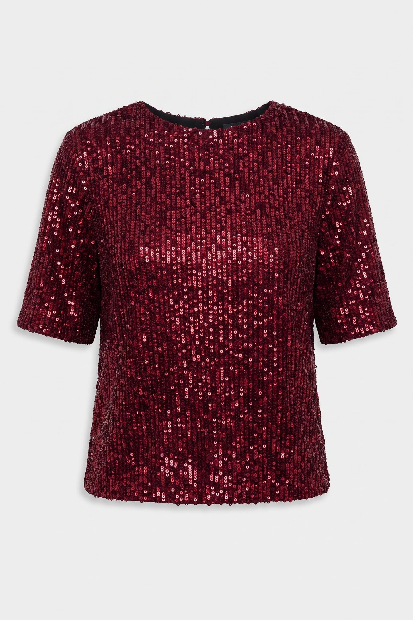 PAILLETEN/GLITTER TOP RED 3
