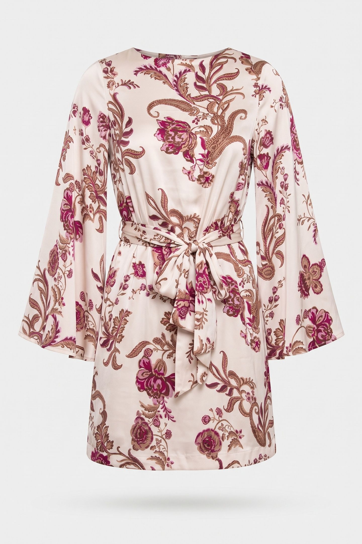 LOREDANA BOAT-NECK M FLORAL PAYSLEY ICE C 3