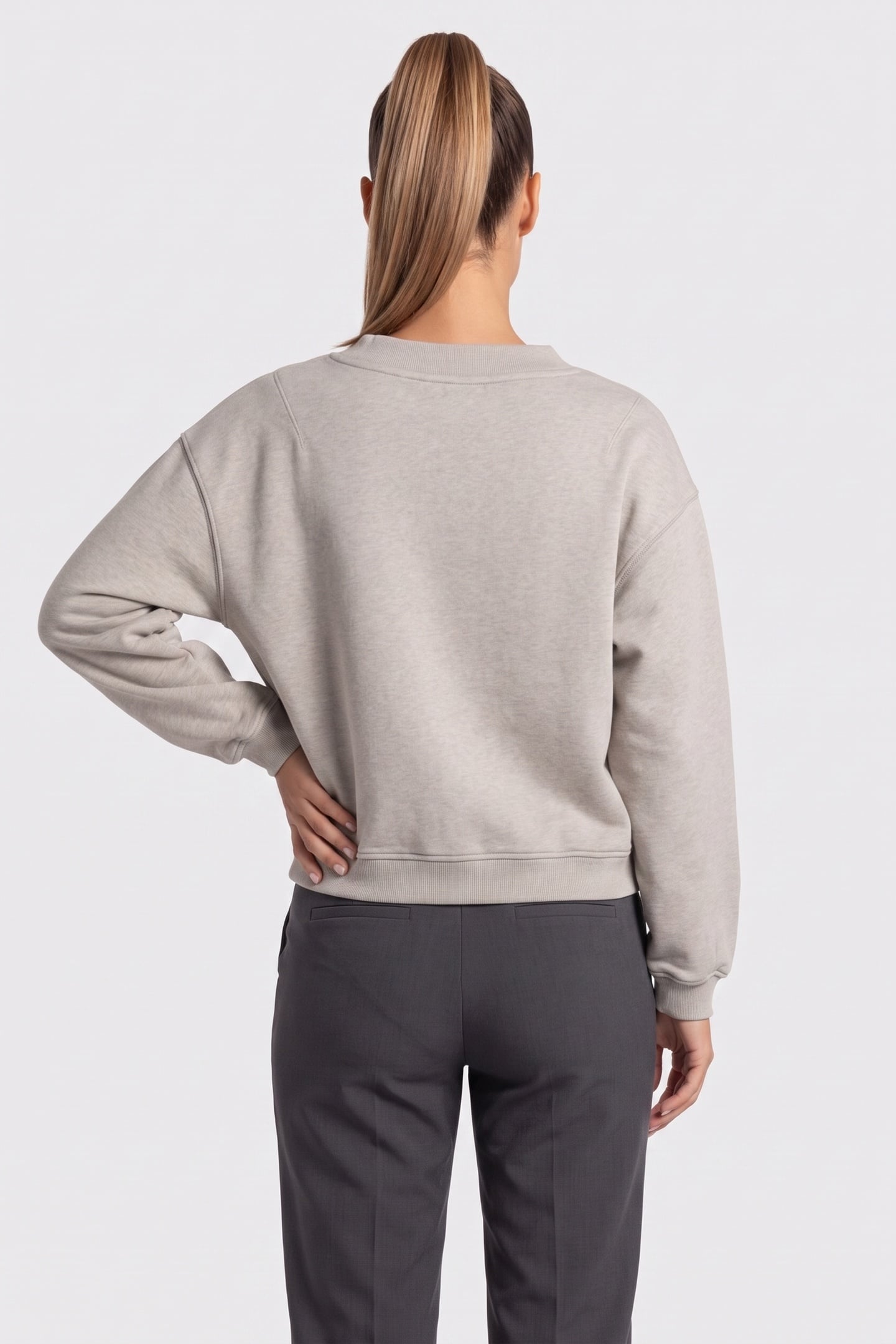 SWEATER GAIA GREY MELANGE 2