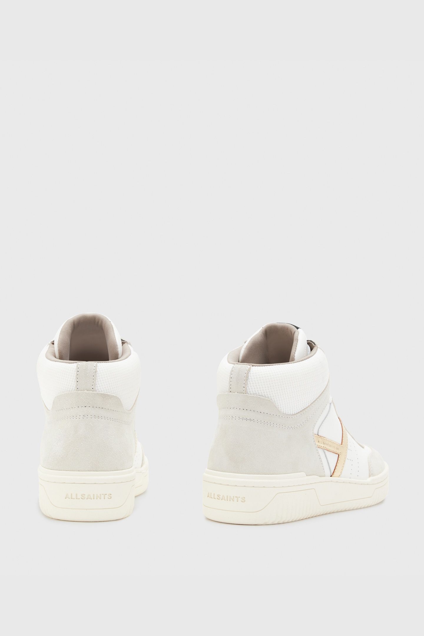PRO SUEDE HIGH TOP WHITE/GOLD 4