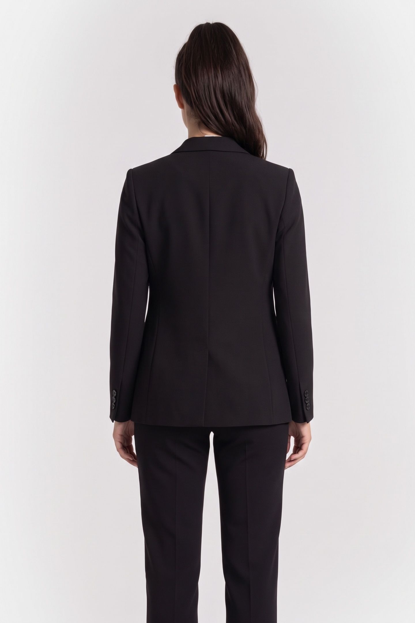 CLASSIC JACKET WITH 2-BUTTON DETAILS BLACK 2