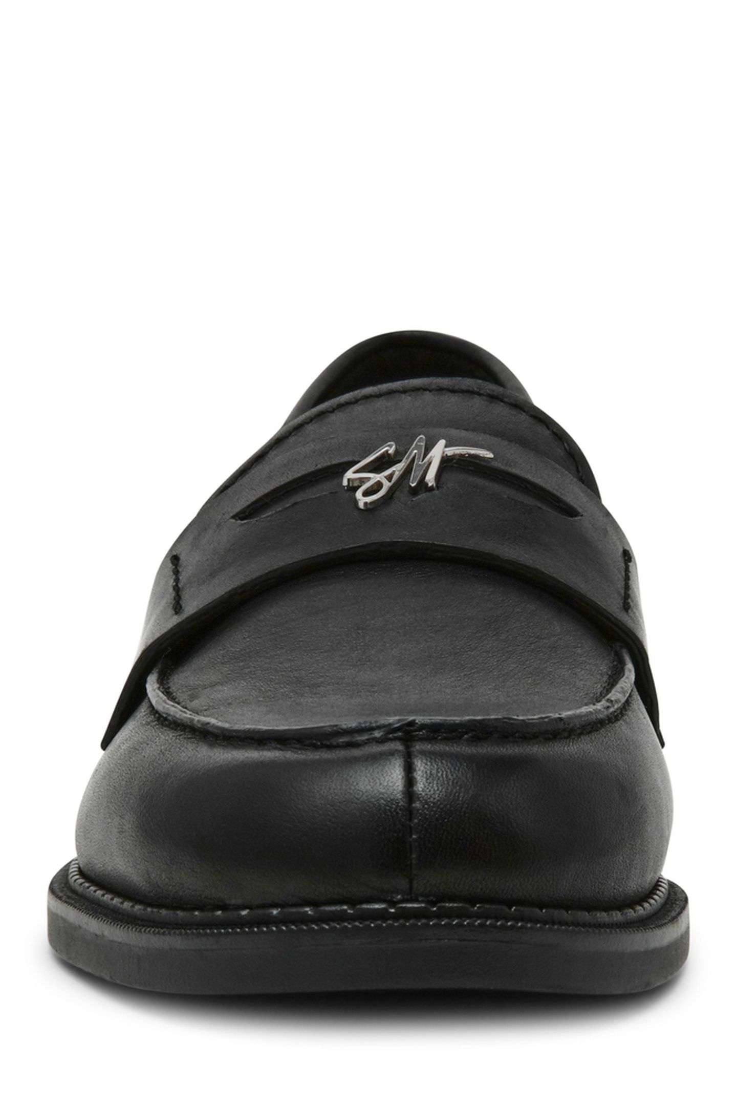 MOTOR FLAT SHOES BLACK LEATHER 4