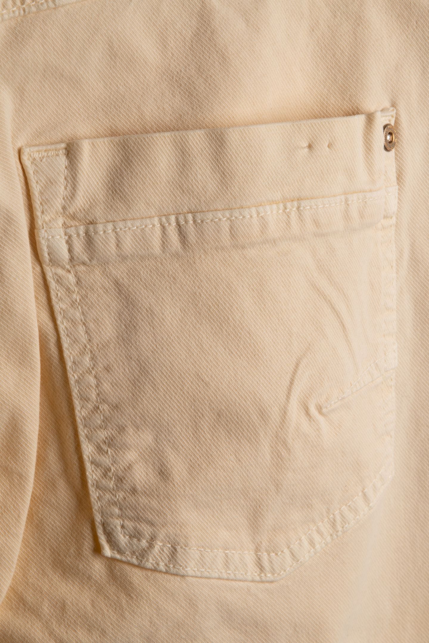 TAPERED ROUGH TWILL IVORY 4