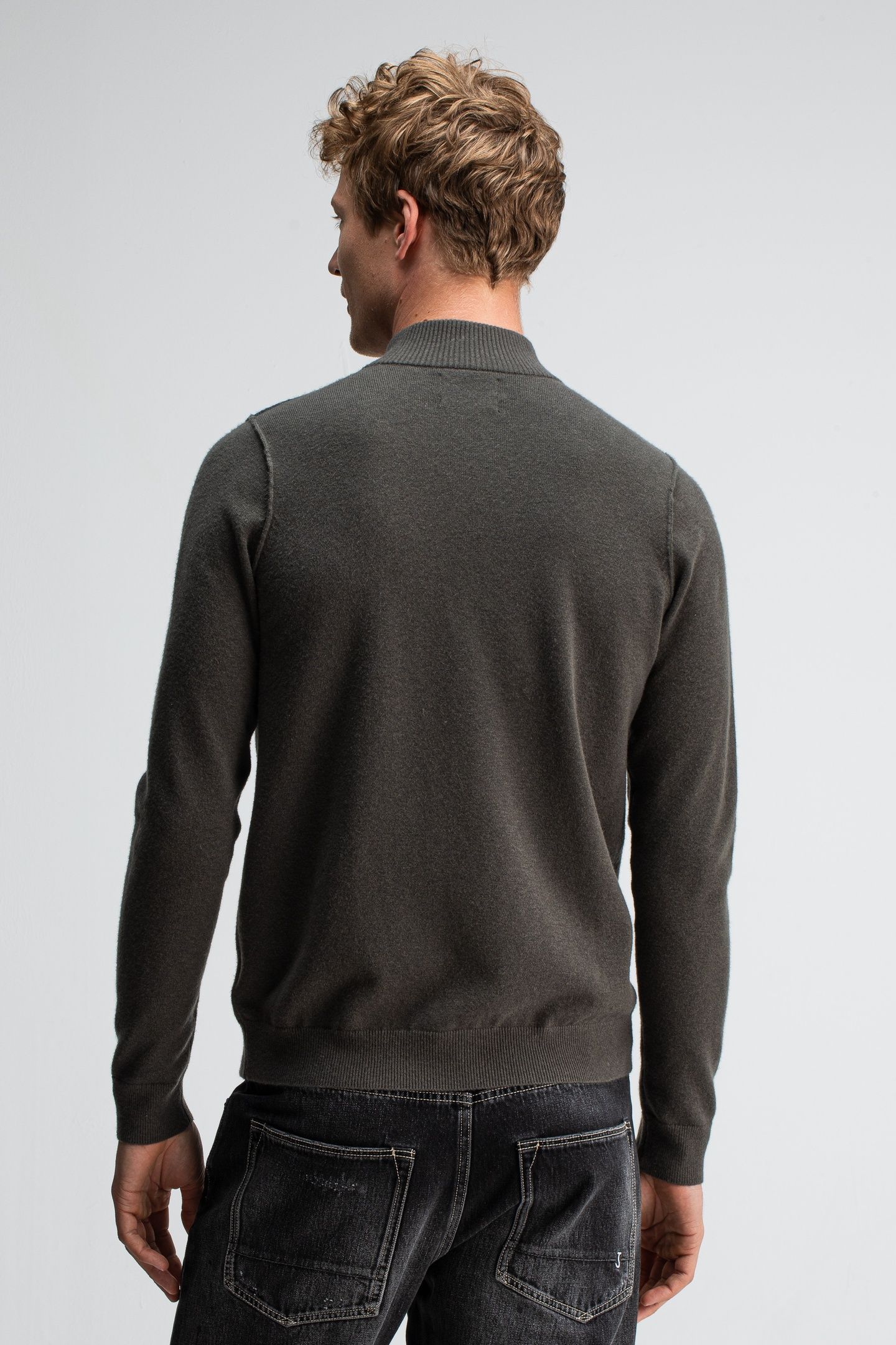 CLIFTON HALFZIP MOCHA BROWN 2