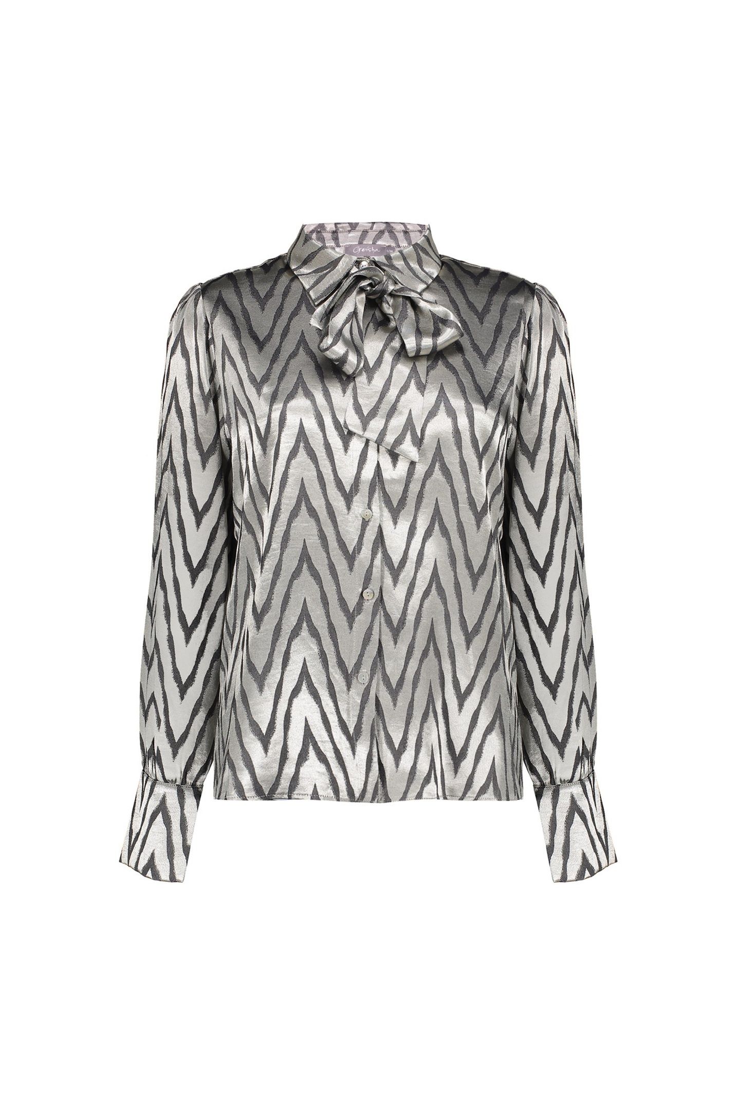 BLOUSE ANIMAL SILVER SILVER GREY 1