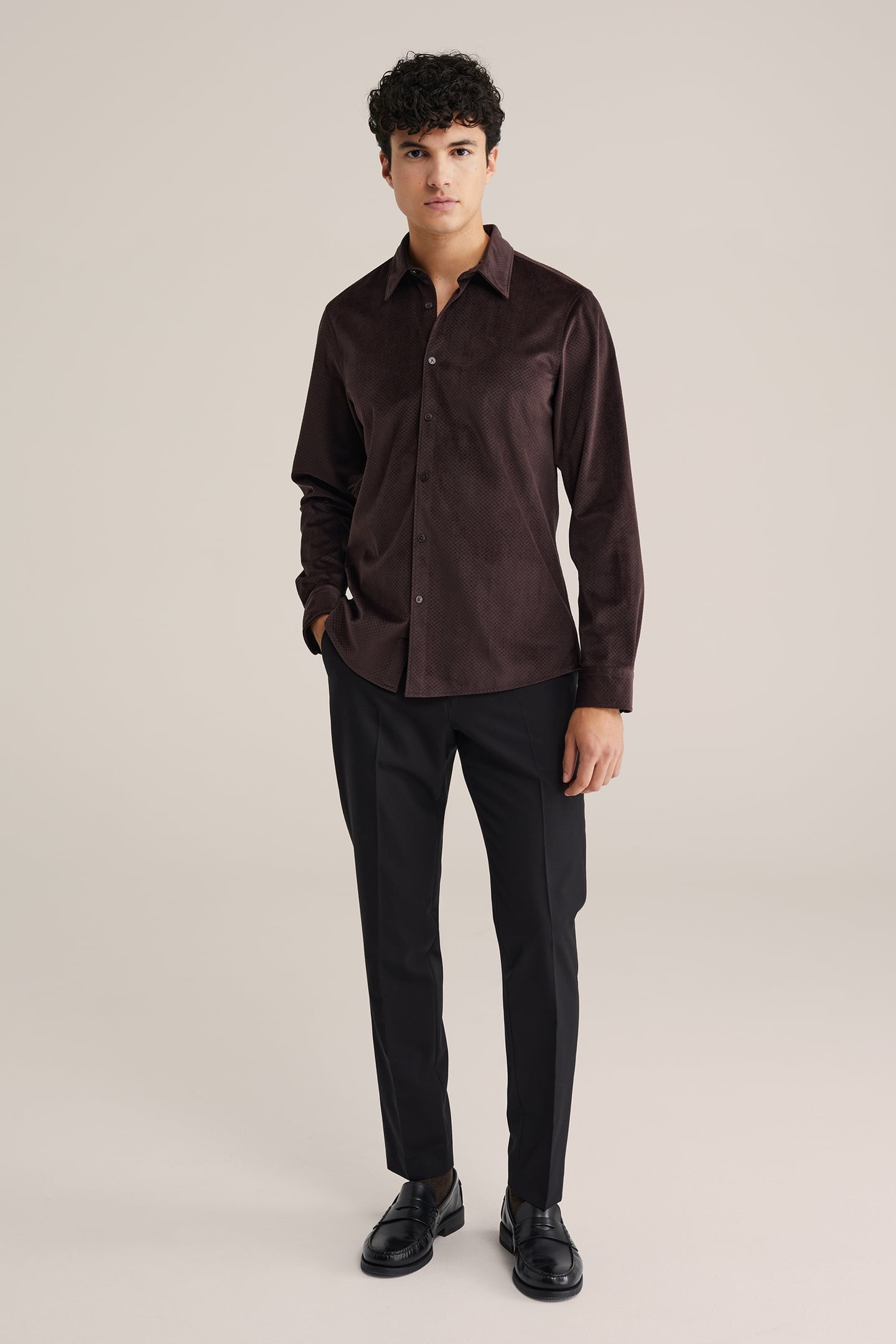 SHIRT DARK BROWN 2