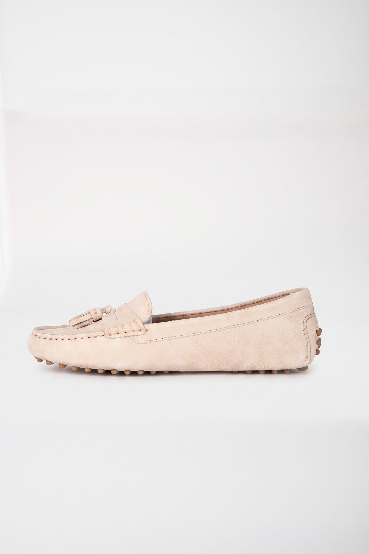 LESLIE TASSEL MOCASIN ECRU 4