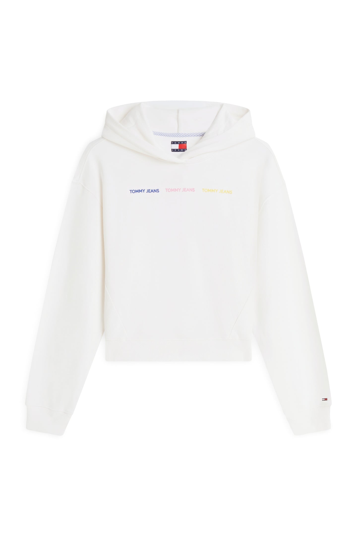 RELAXED REPEAT LOGO HOODIE ECRU 4