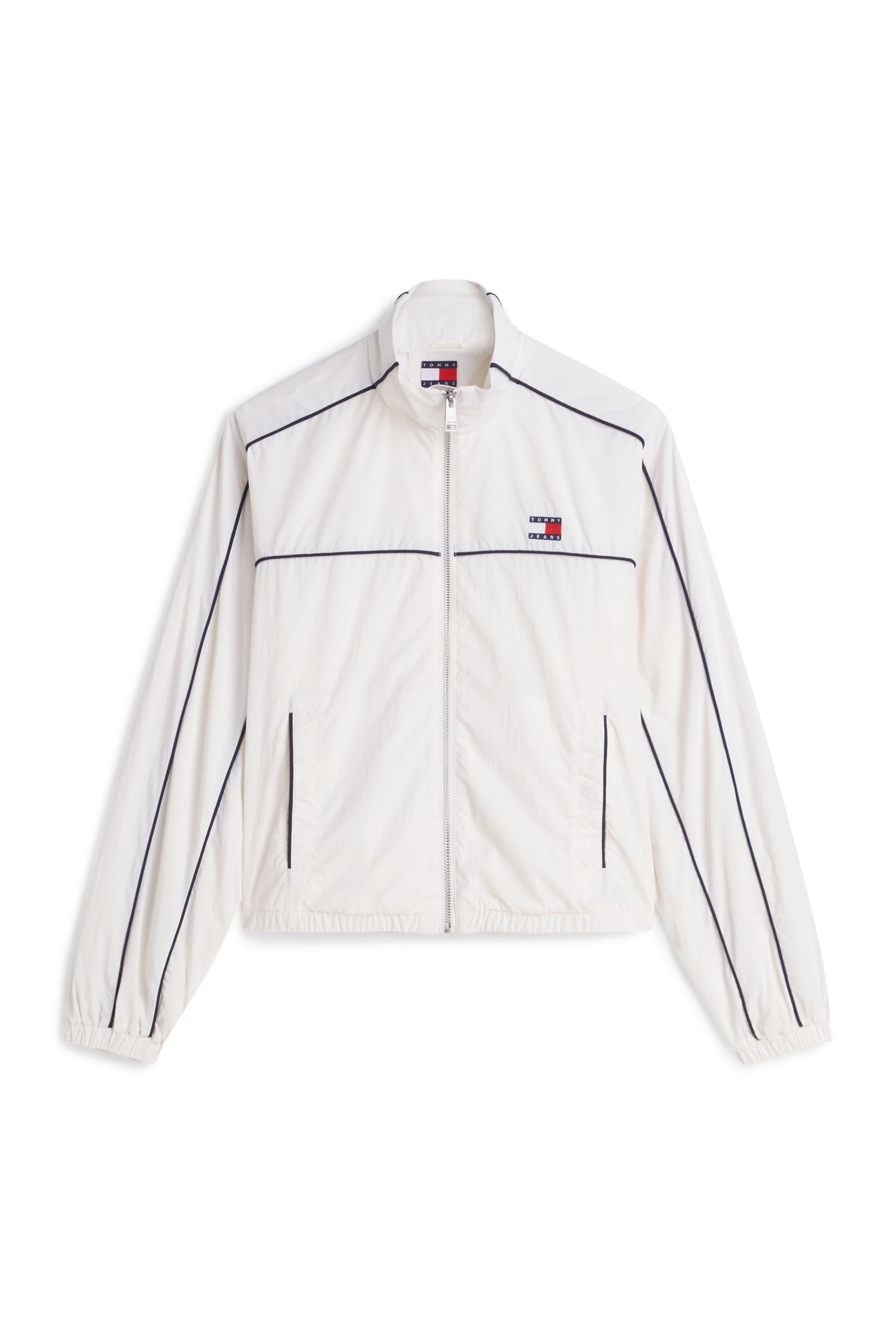 NYLON PIPING JACKET ANCIENT WHITE 4
