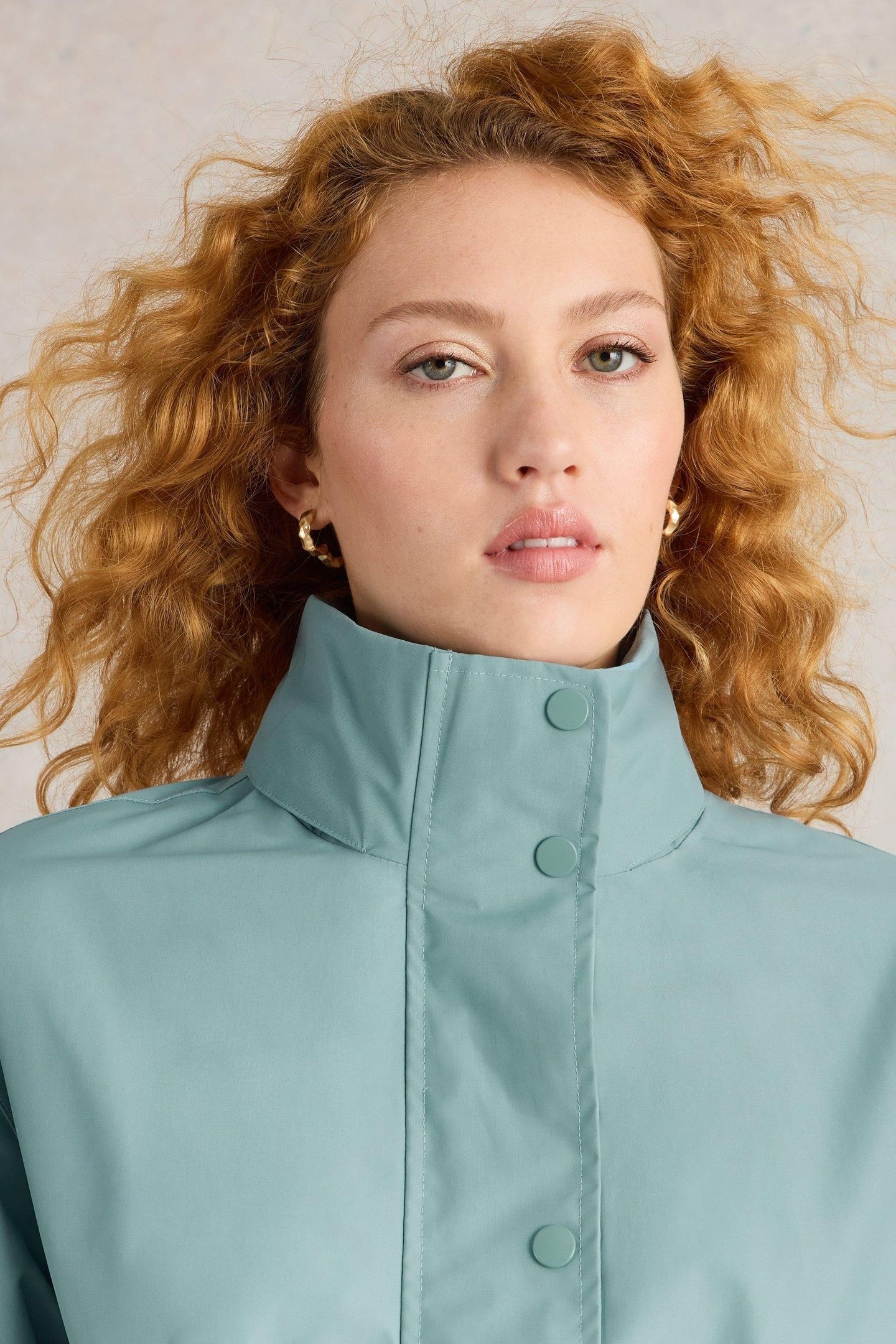 LEXI WATERPROOF COAT DUSTY BLUE 6