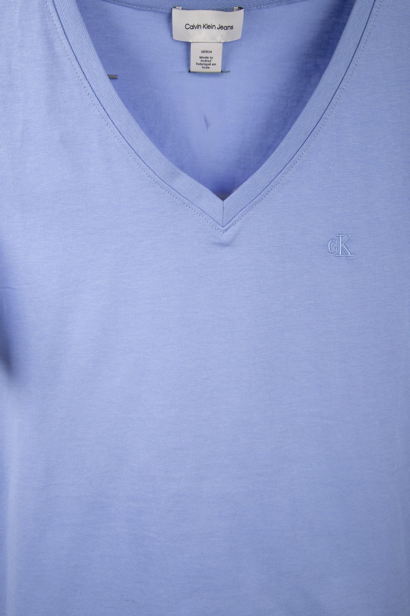 ARCHIVE JERSEY V-NECK TEE HYDRANGEA 4