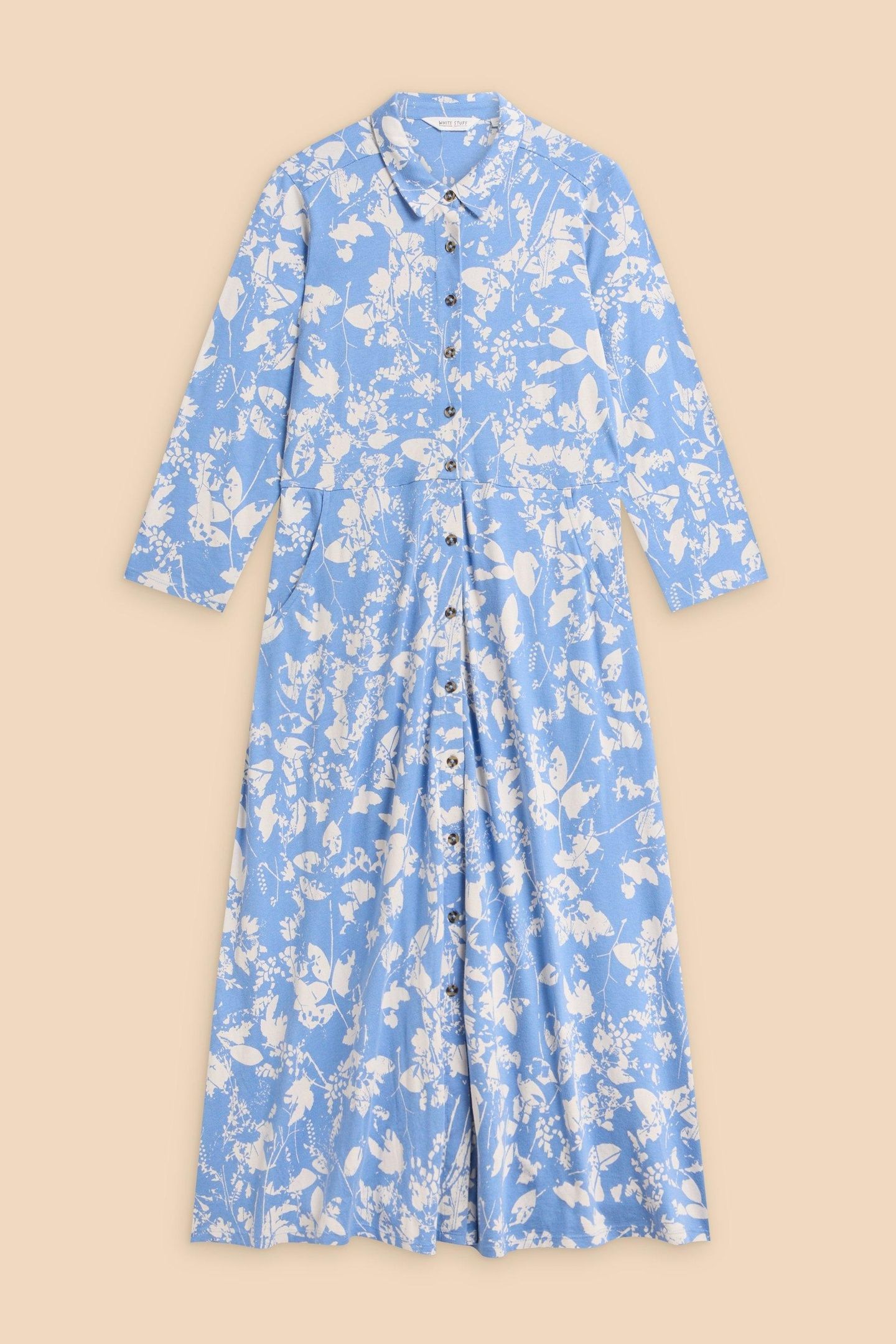 RUA JERSEY DRESS BLUE MULTI 1